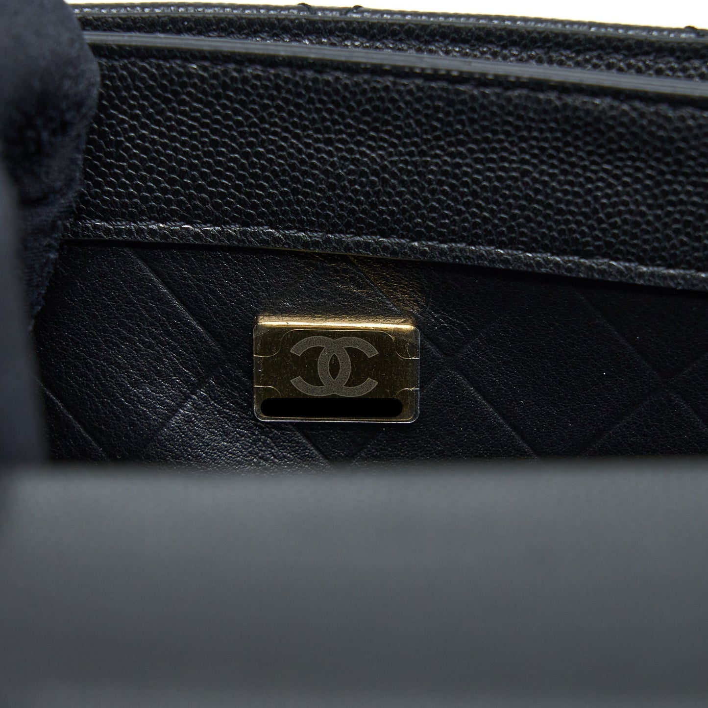 Chanel 22B Round Messenger Bag Grained Calfskin Black Brushed  (Microchip)