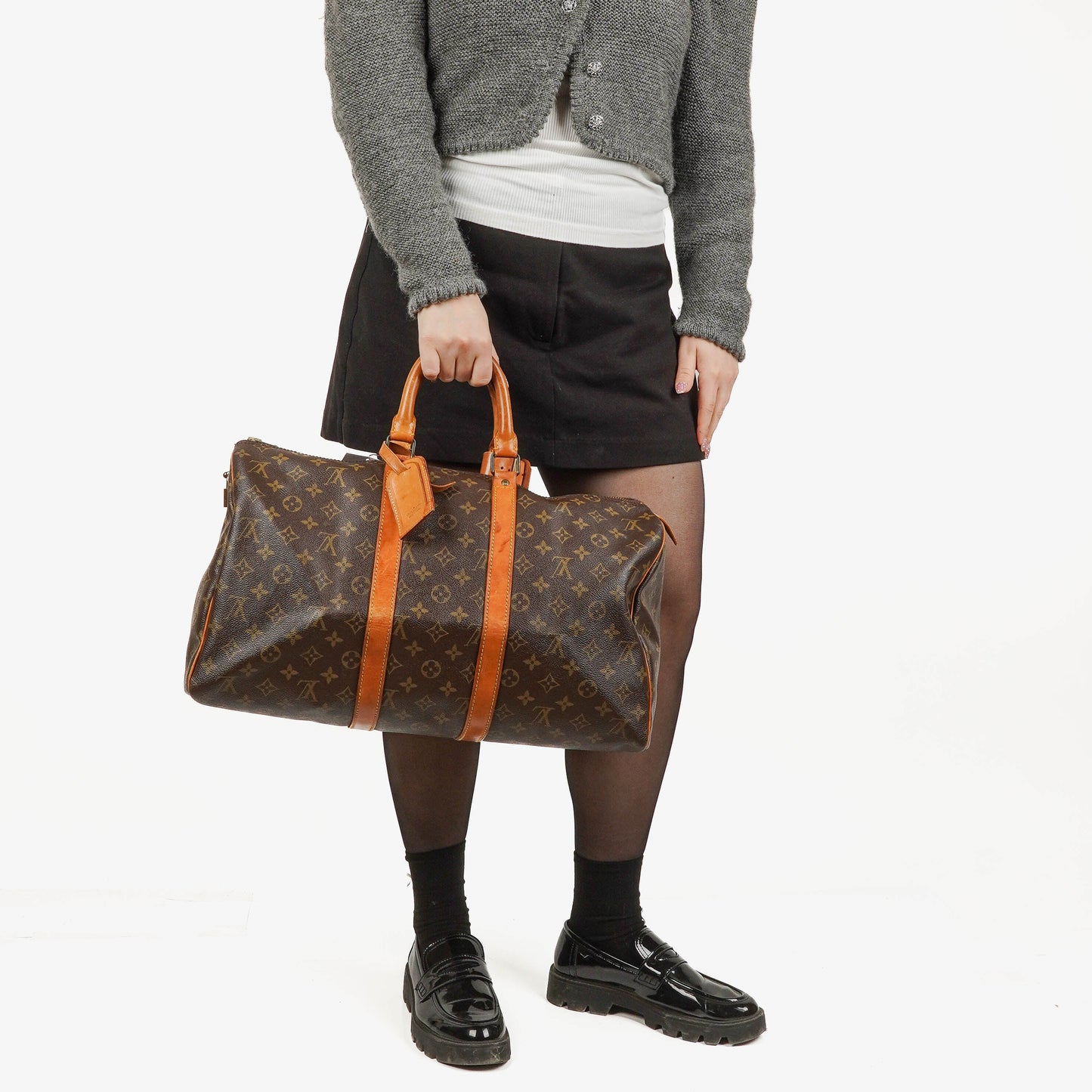 Louis Vuitton Keepall 45 Monogram Canvas Travel Bag