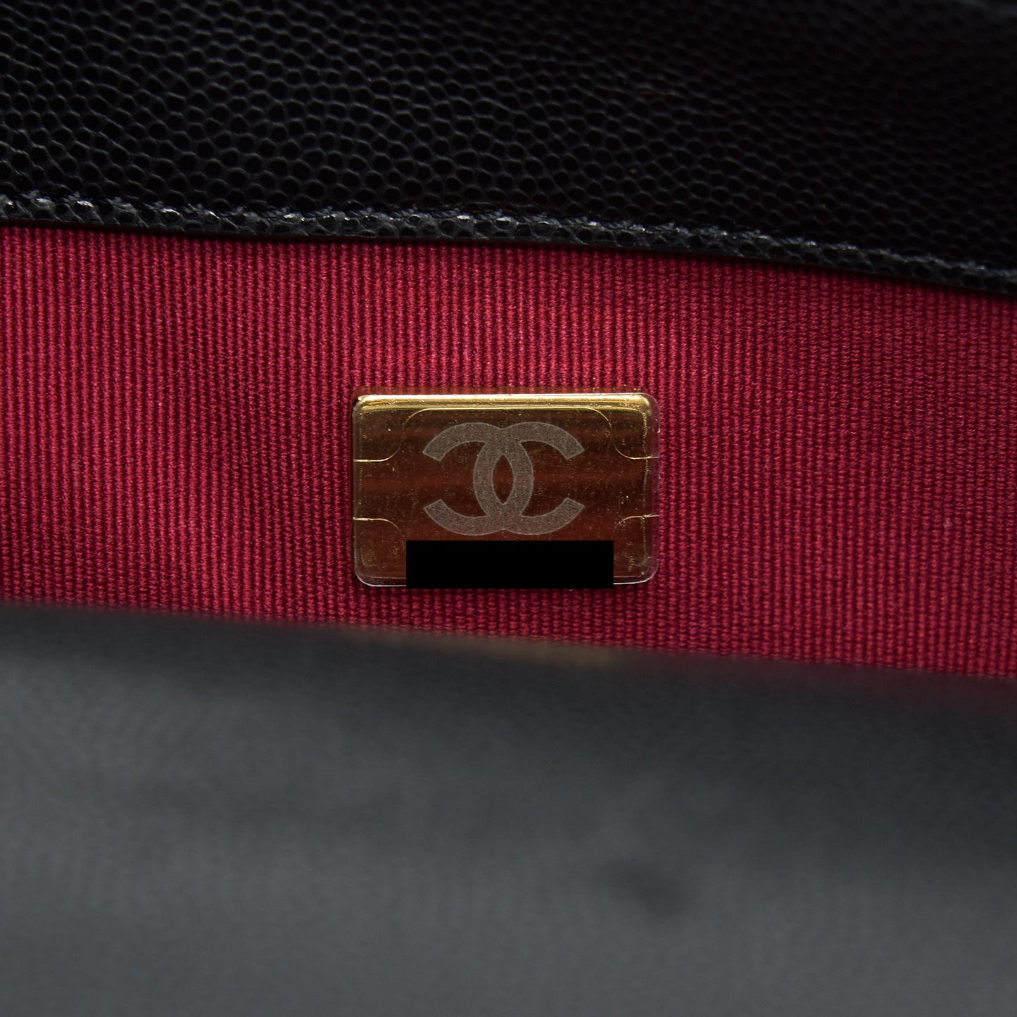Chanel 22A Small Flap Bag With Button On Chains Caviar Black Brushed