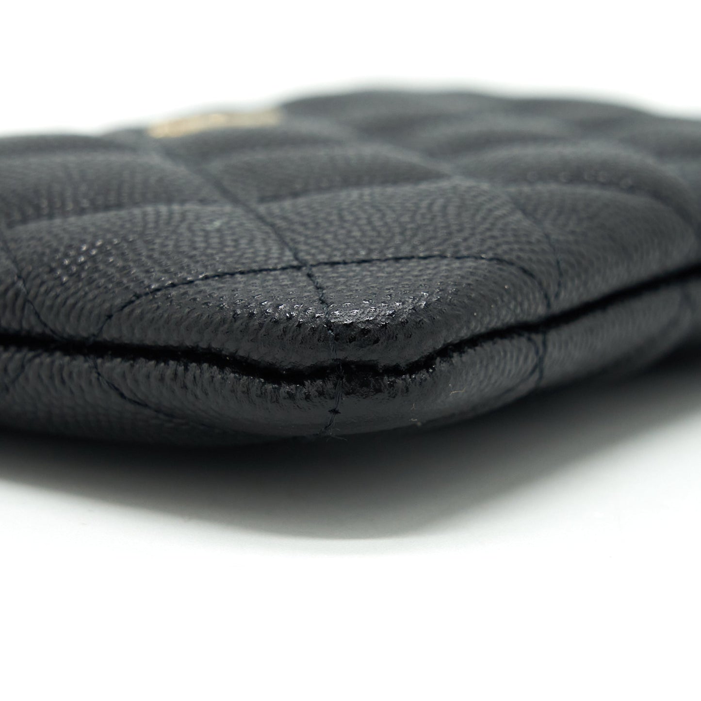 Chanel Mini Pouch Caviar Black L