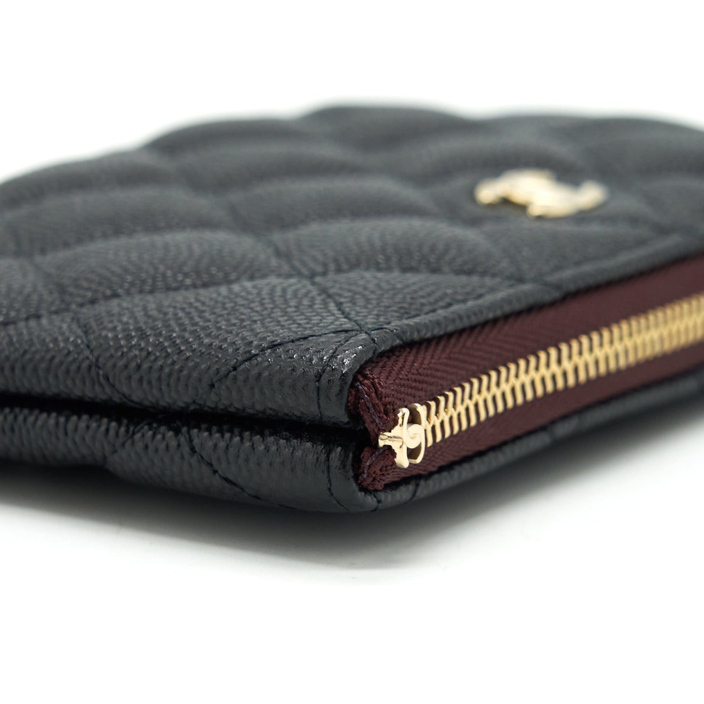 Chanel Mini Pouch Caviar Black L