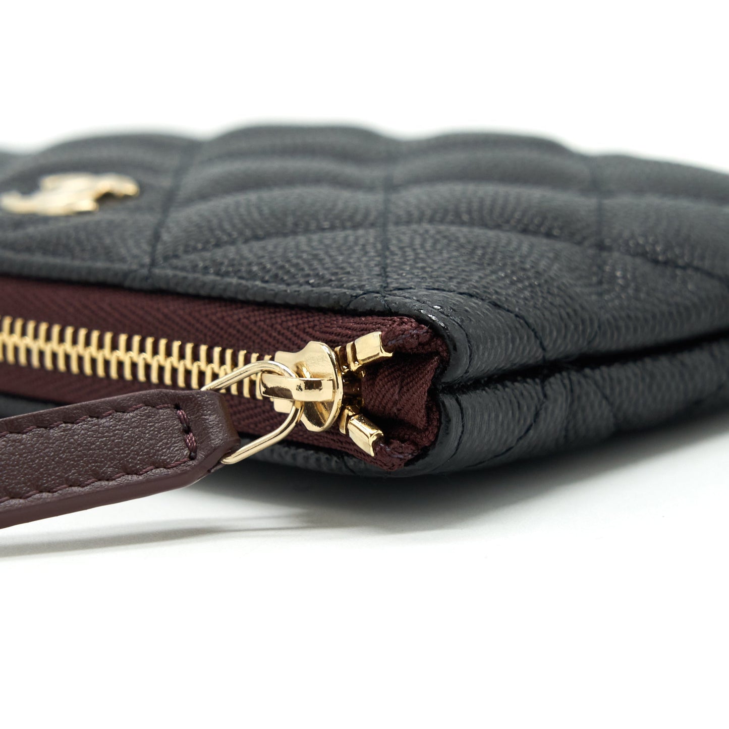 Chanel Mini Pouch Caviar Black L