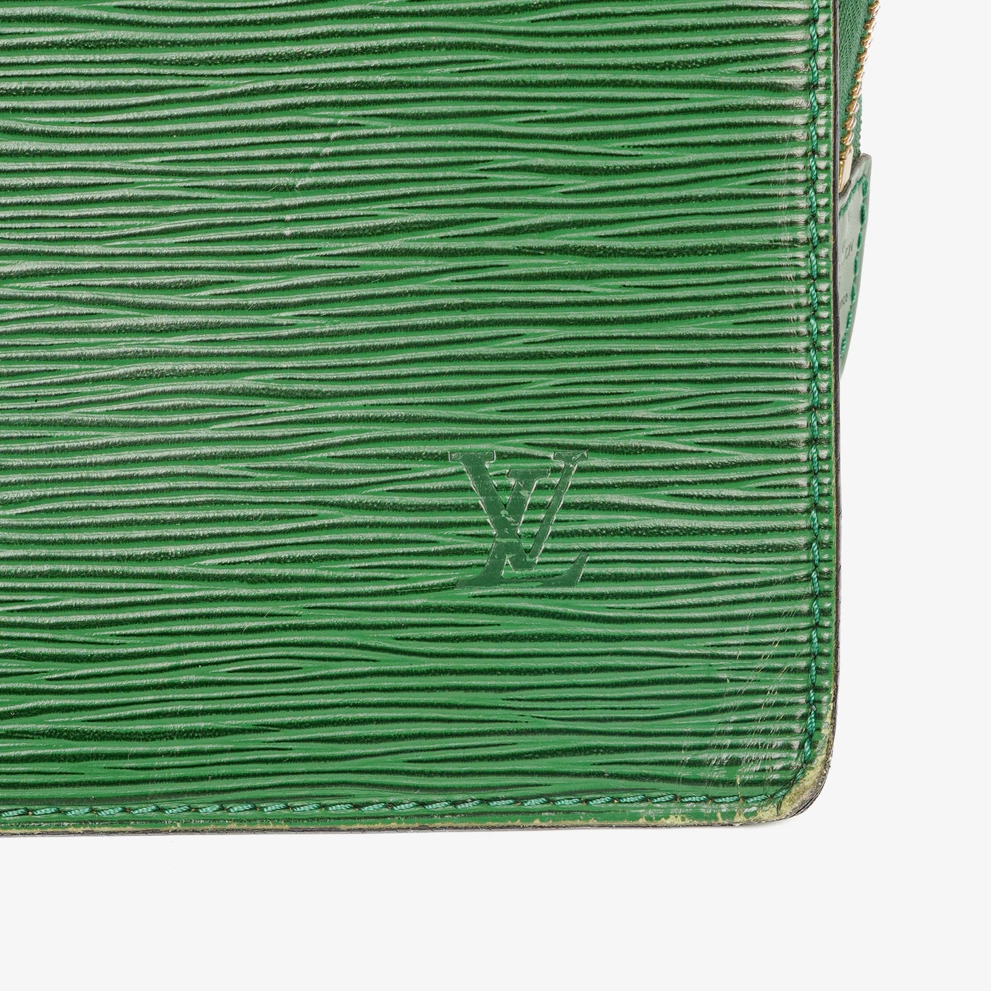 Louis Vuitton Sac Triangle Green EPI Leather Handbag