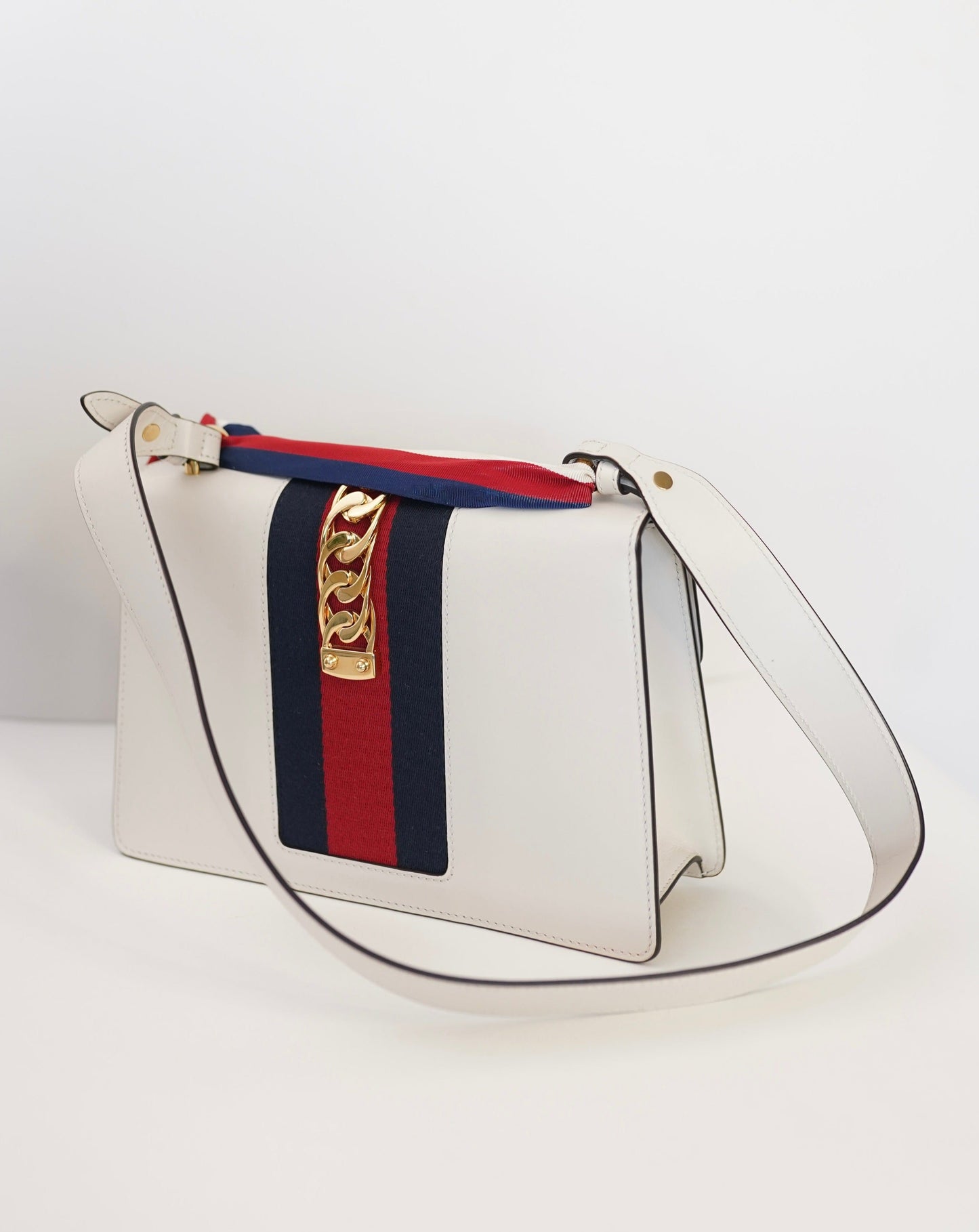 Gucci Lou Chain Leather Shoulder Bag