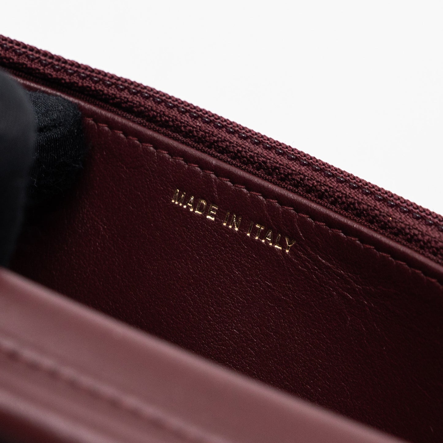 Chanel Crystal Pearl Crush Wallet On Chain Velvet Burgundy L