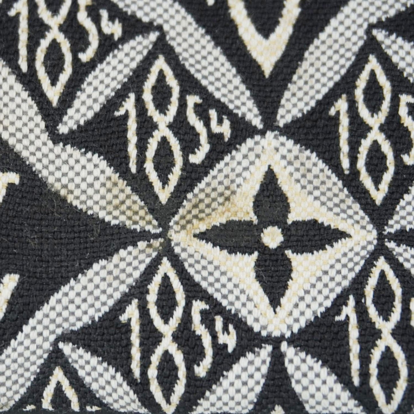 LOUIS VUITTON Neverfull MM Since 1854 Jacquard Shoulder Bag Black