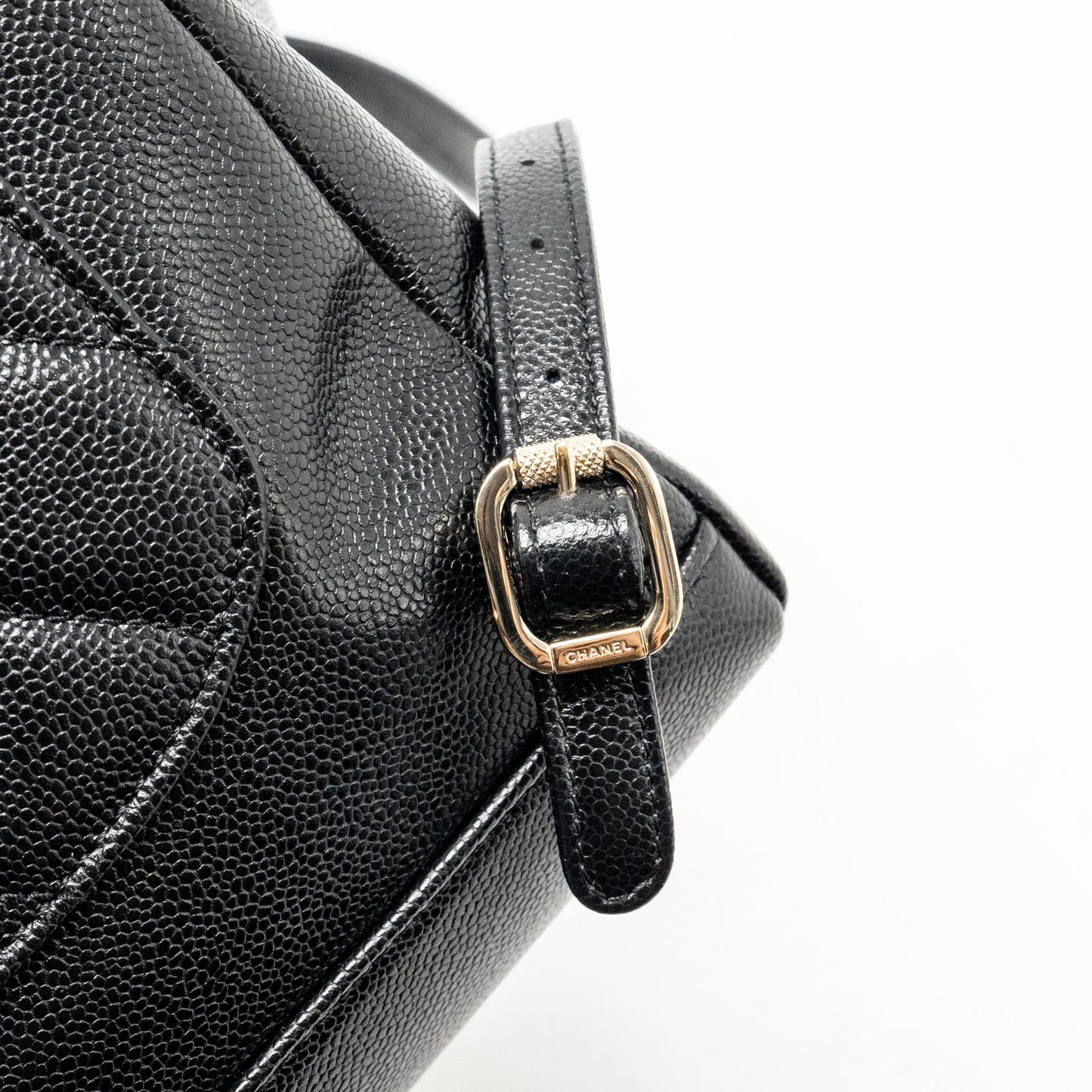 Chanel Affinity Backpack Caviar Black L (Microchip)