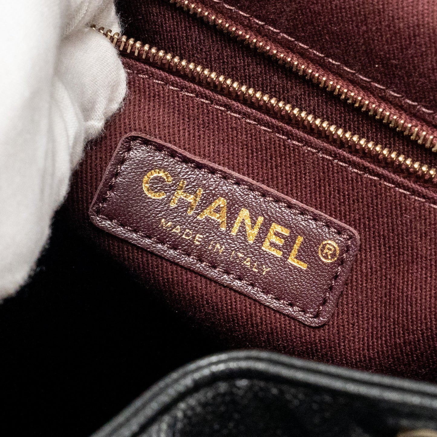 Chanel Affinity Backpack Caviar Black L (Microchip)