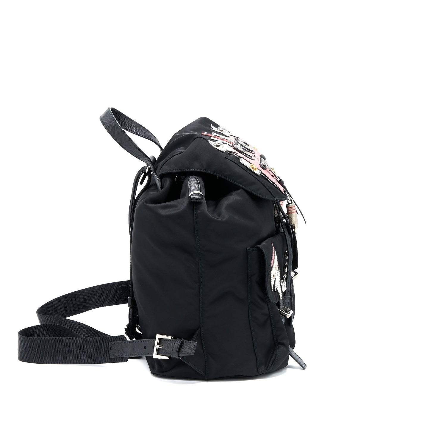 Prada Backpack Nylon Black/ Multicoloured
