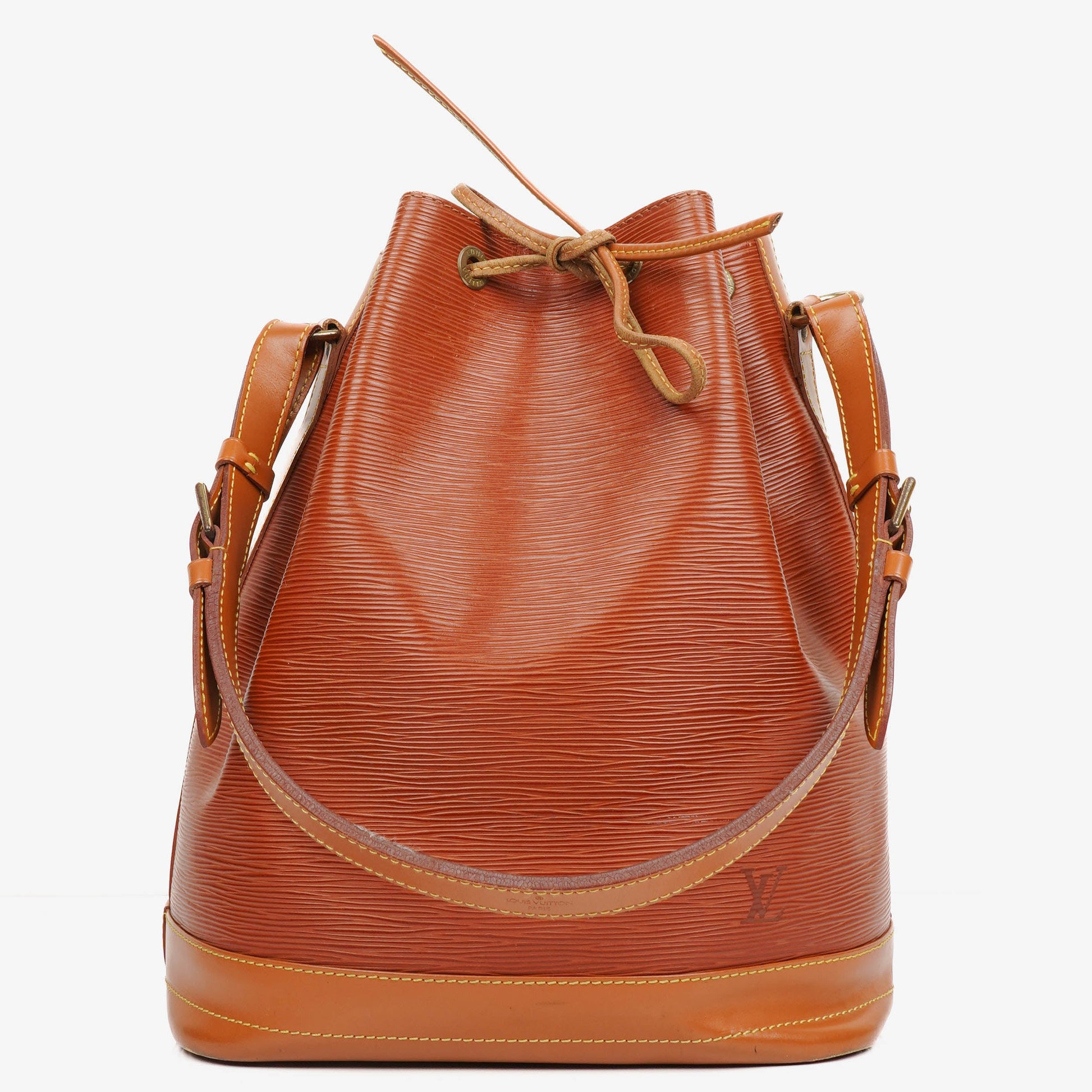Louis Vuitton Noe Grande GM Bi-Colour Brown Epi Leather Shoulder Bag