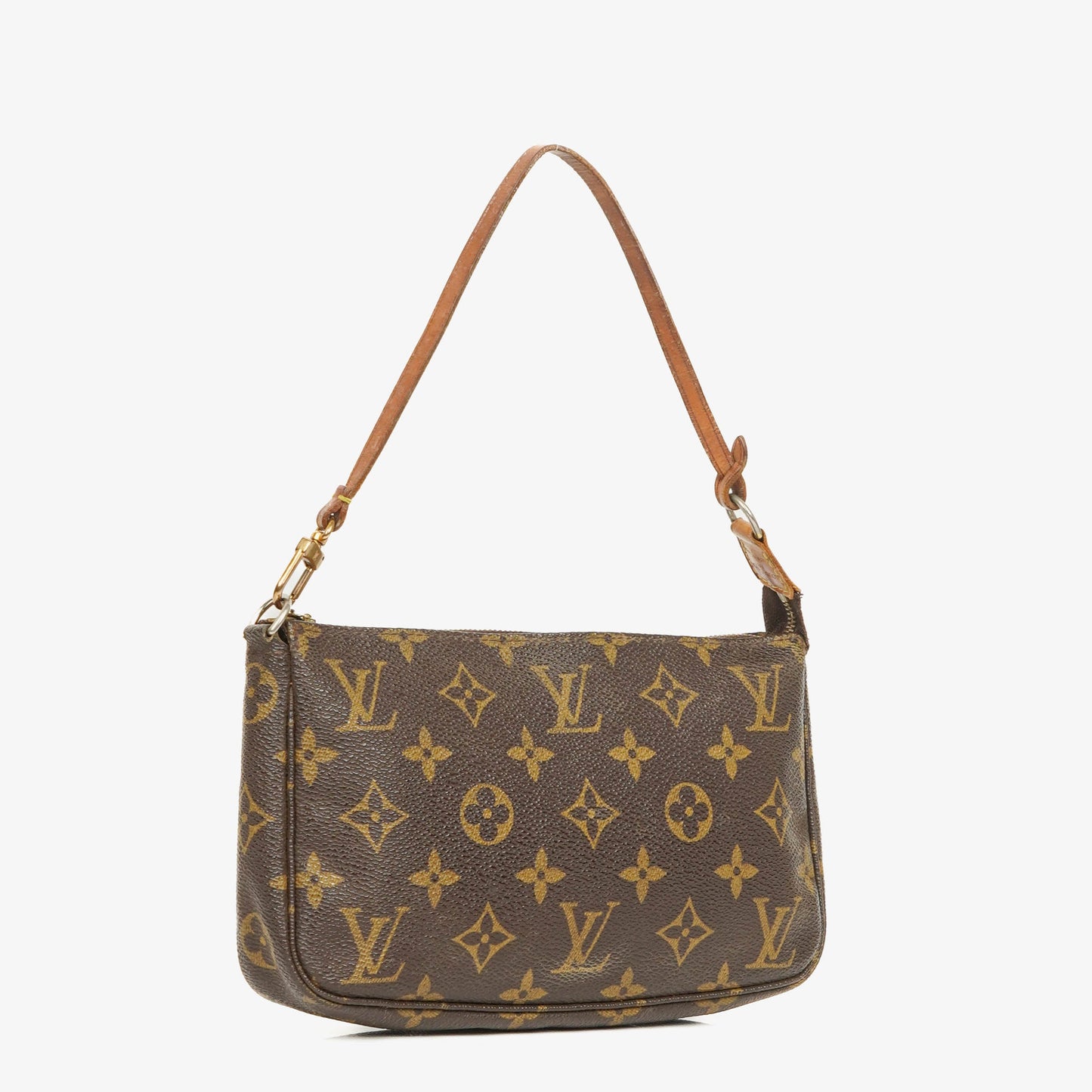 Louis Vuitton Pochette Accessoires Monogram Canvas Clutch Hand