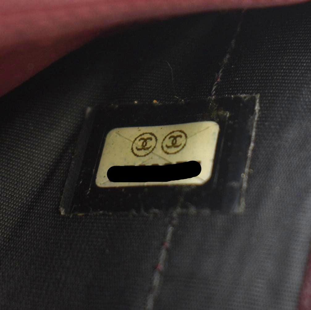 CHANEL  L-Yen Leather Wallet Burgundy