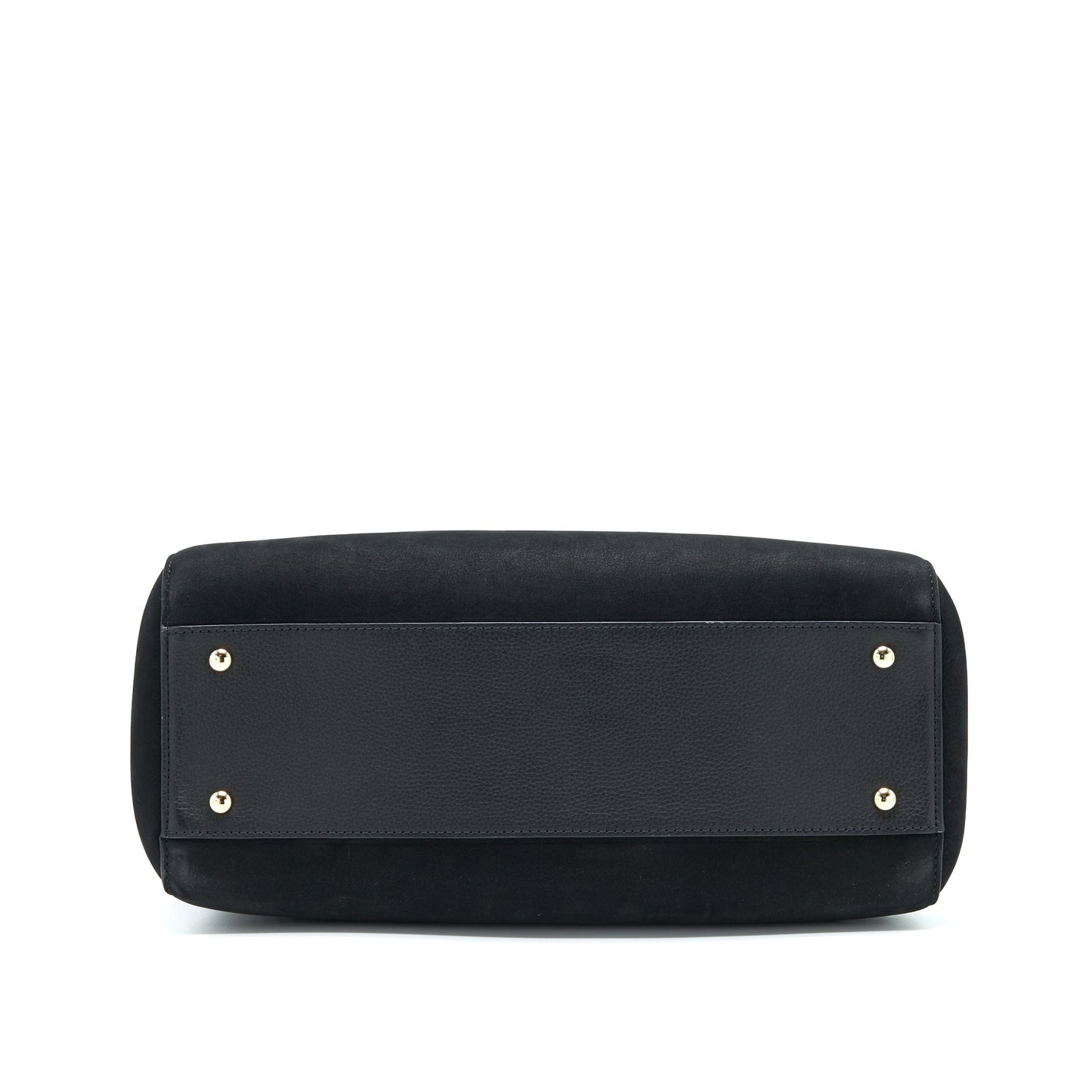 Chanel Suede Leather Tote Bag Black L