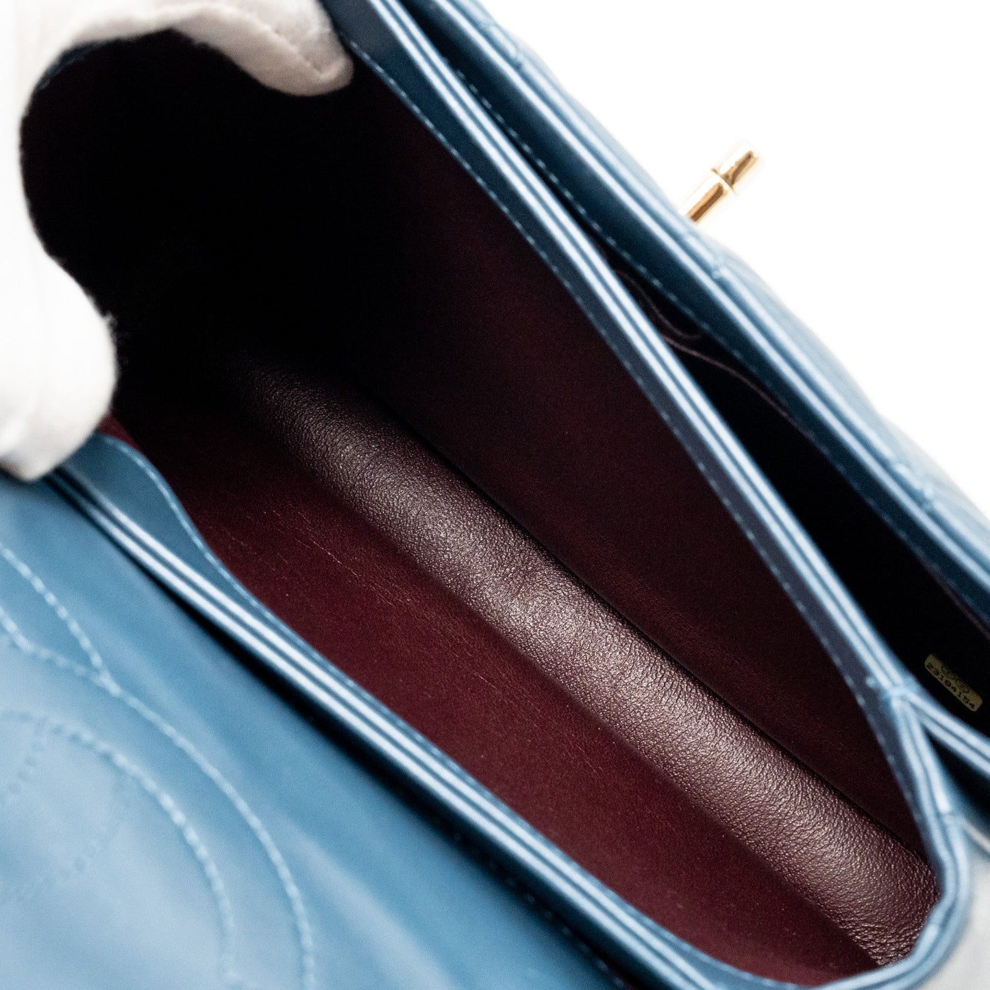 Chanel Small Trendy CC Flap Bag Lambskin Blue
