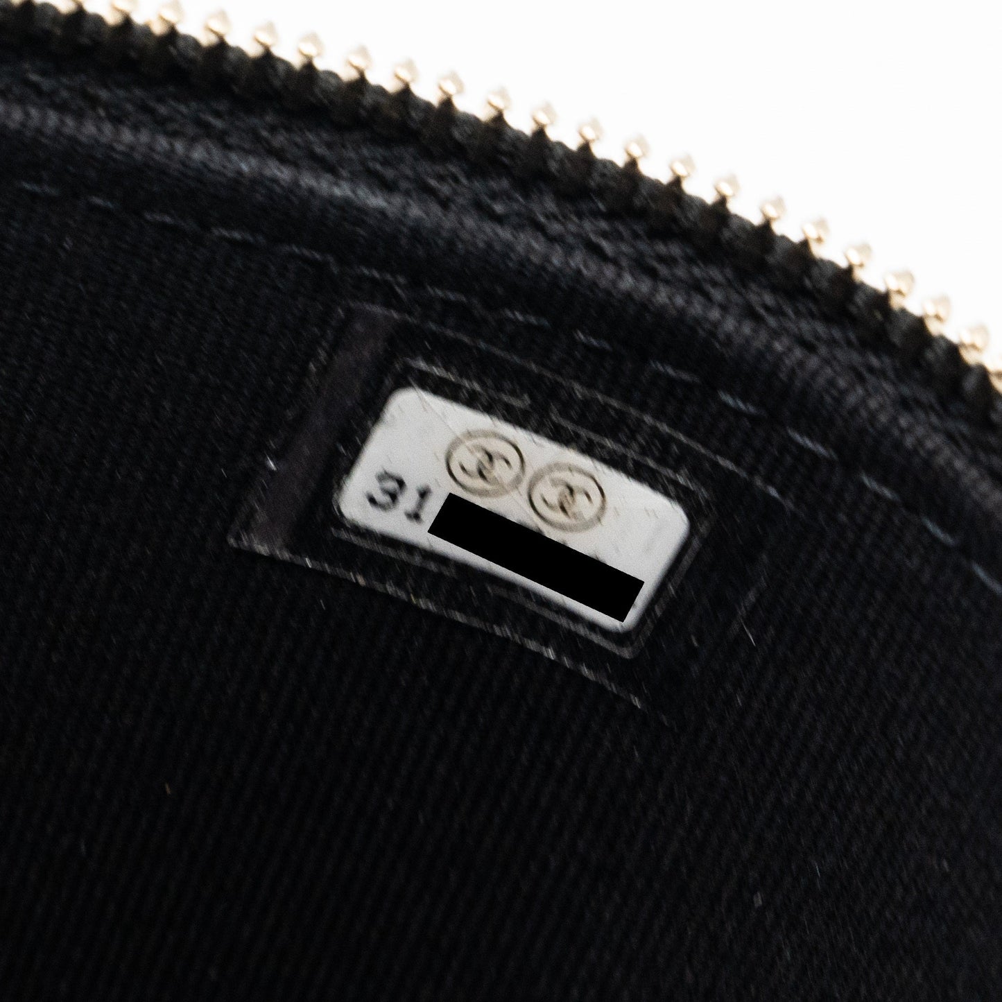 Chanel Top Handle Mini Vanity Case with chains Lambskin Black L