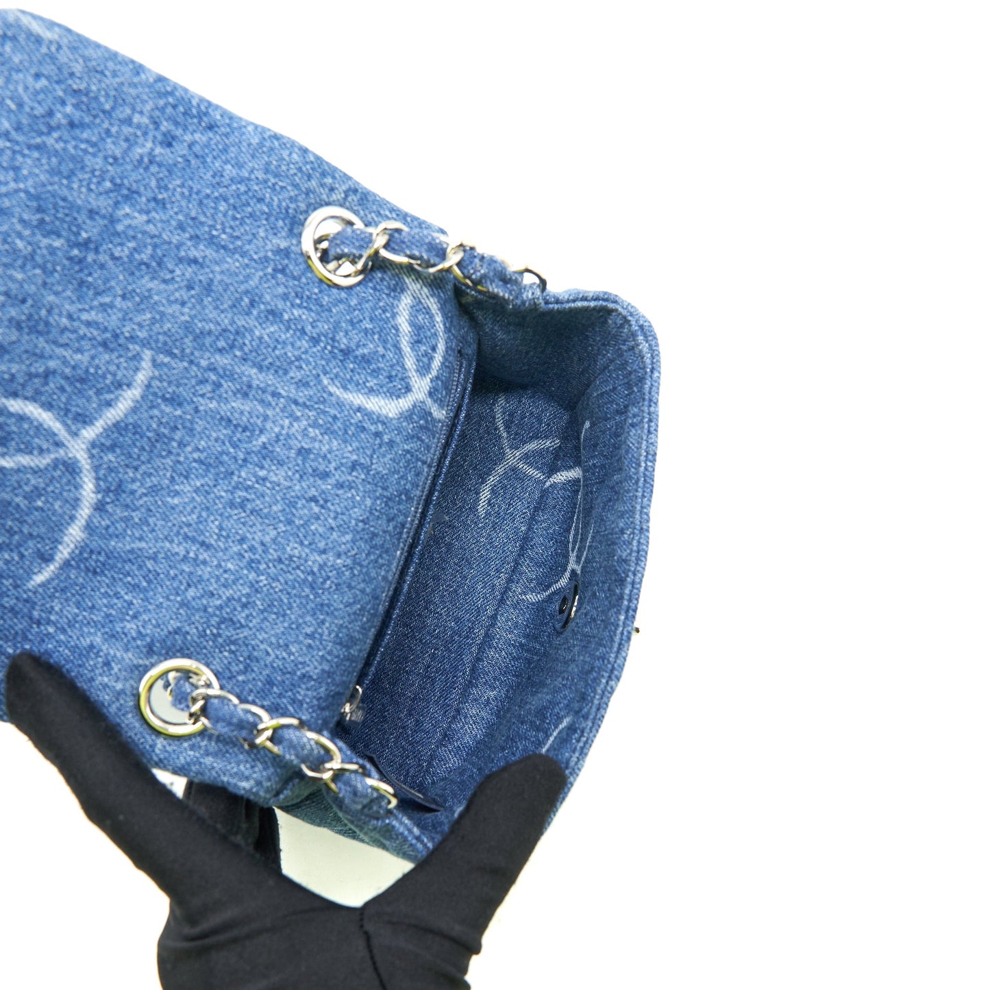 Chanel Denim mini Square Flap bag