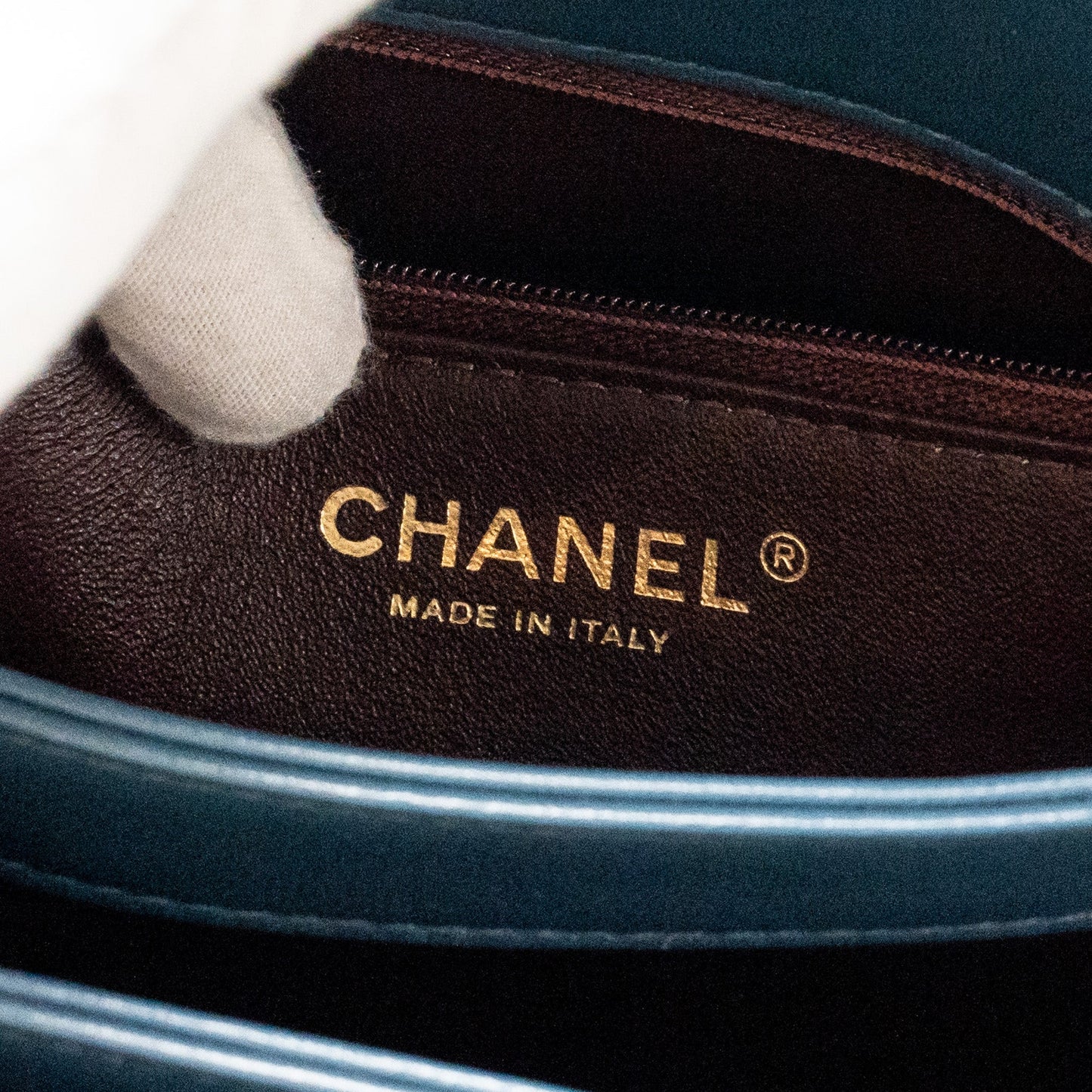 Chanel Small Trendy CC Flap Bag Lambskin Blue