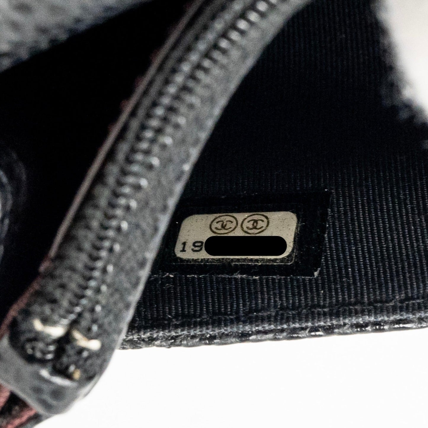 CHANEL Classic Wallet On Chain Caviar Black