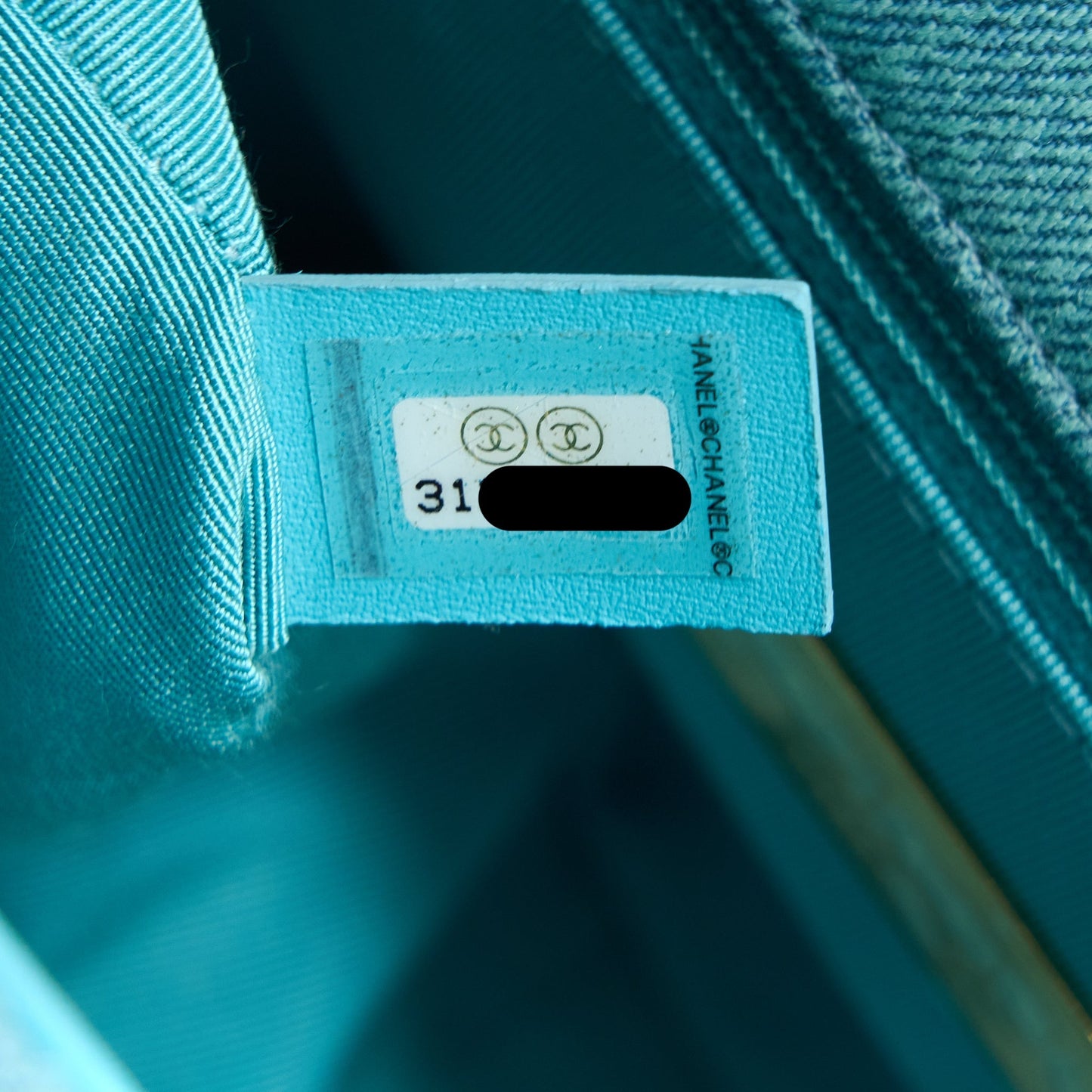 Chanel Small 19 Bag Denim Light Blue Multicolour Hardware