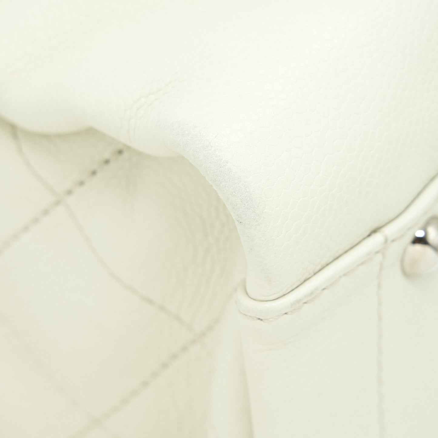 Chanel Large Shopping Tote Bag Caviar Ivory
