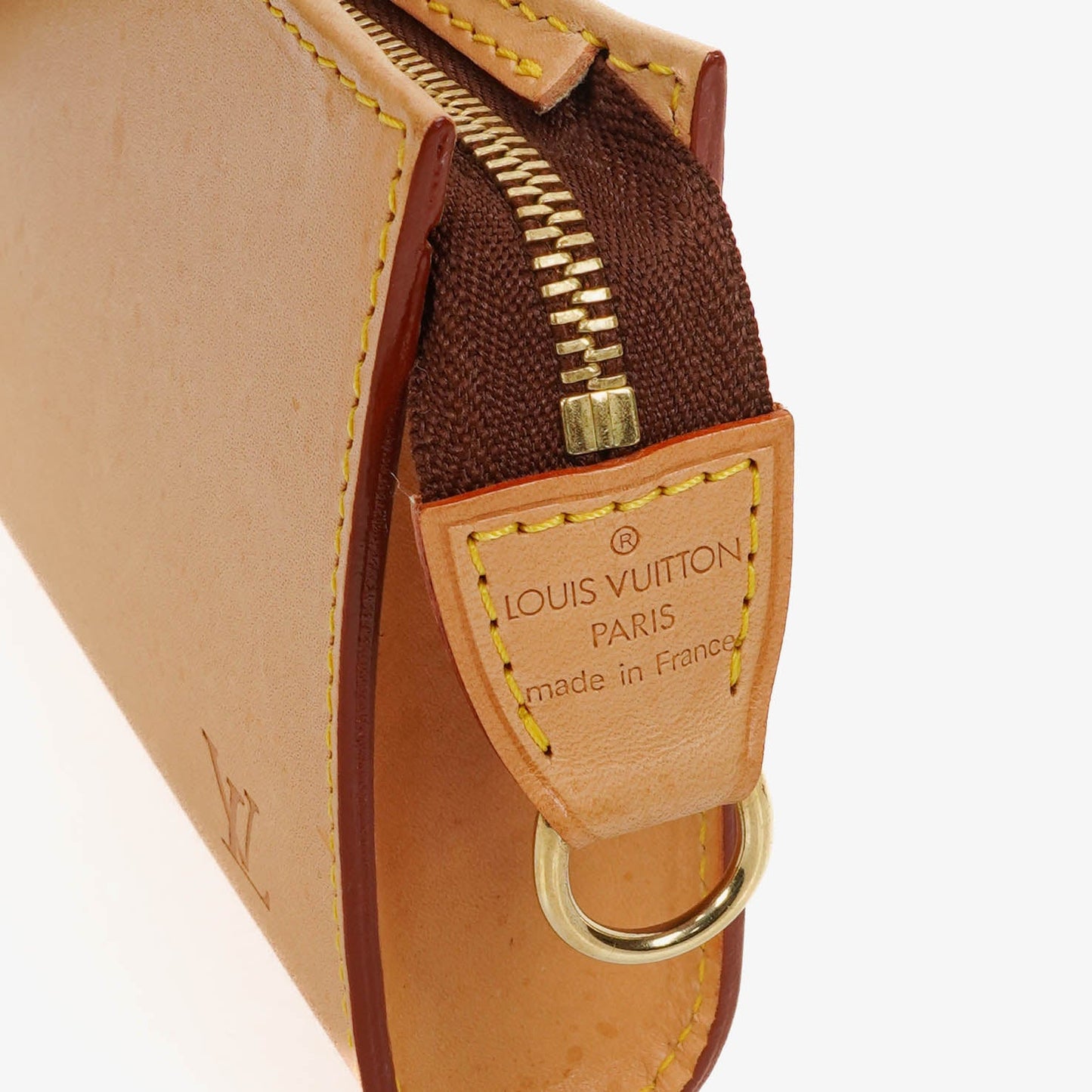 Louis Vuitton Neutral Vachetta Petit Bucket