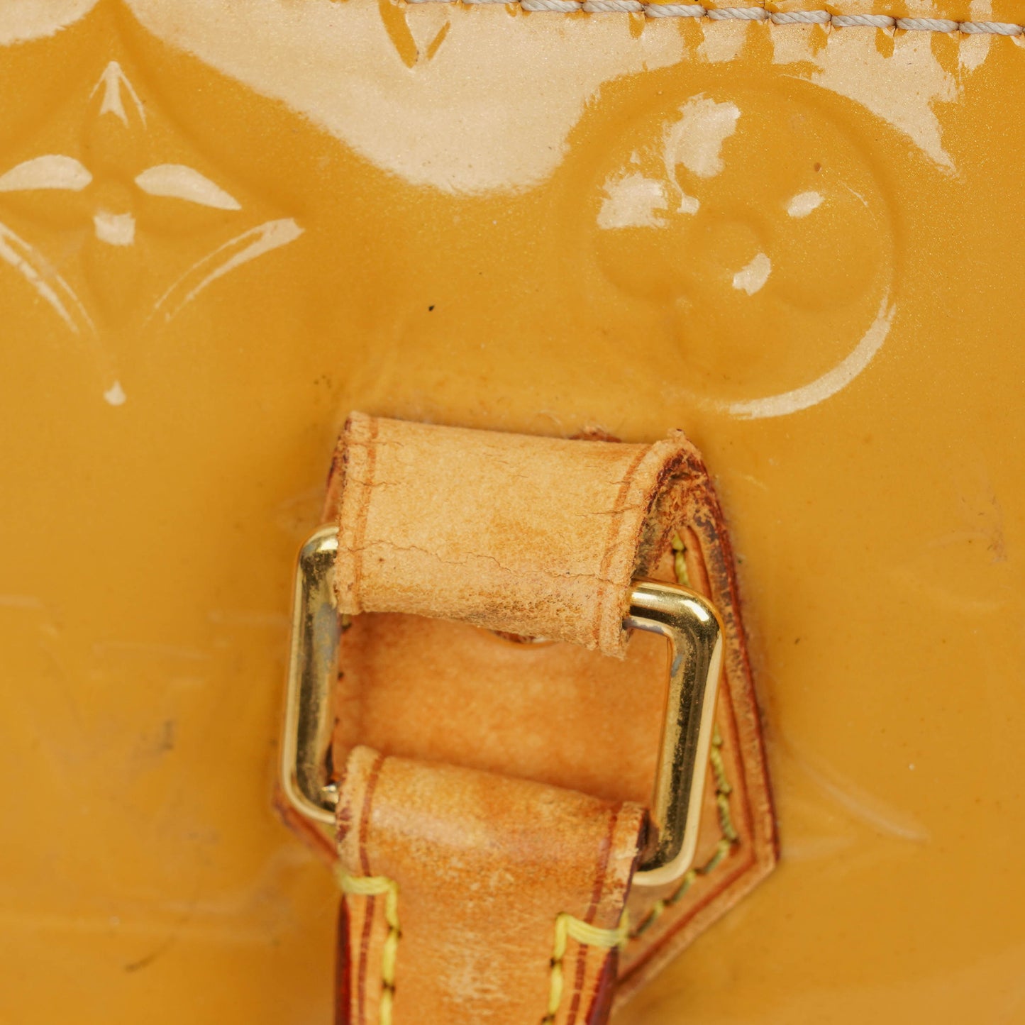 Louis Vuitton Vernis Montebello Dune PM Handbag
