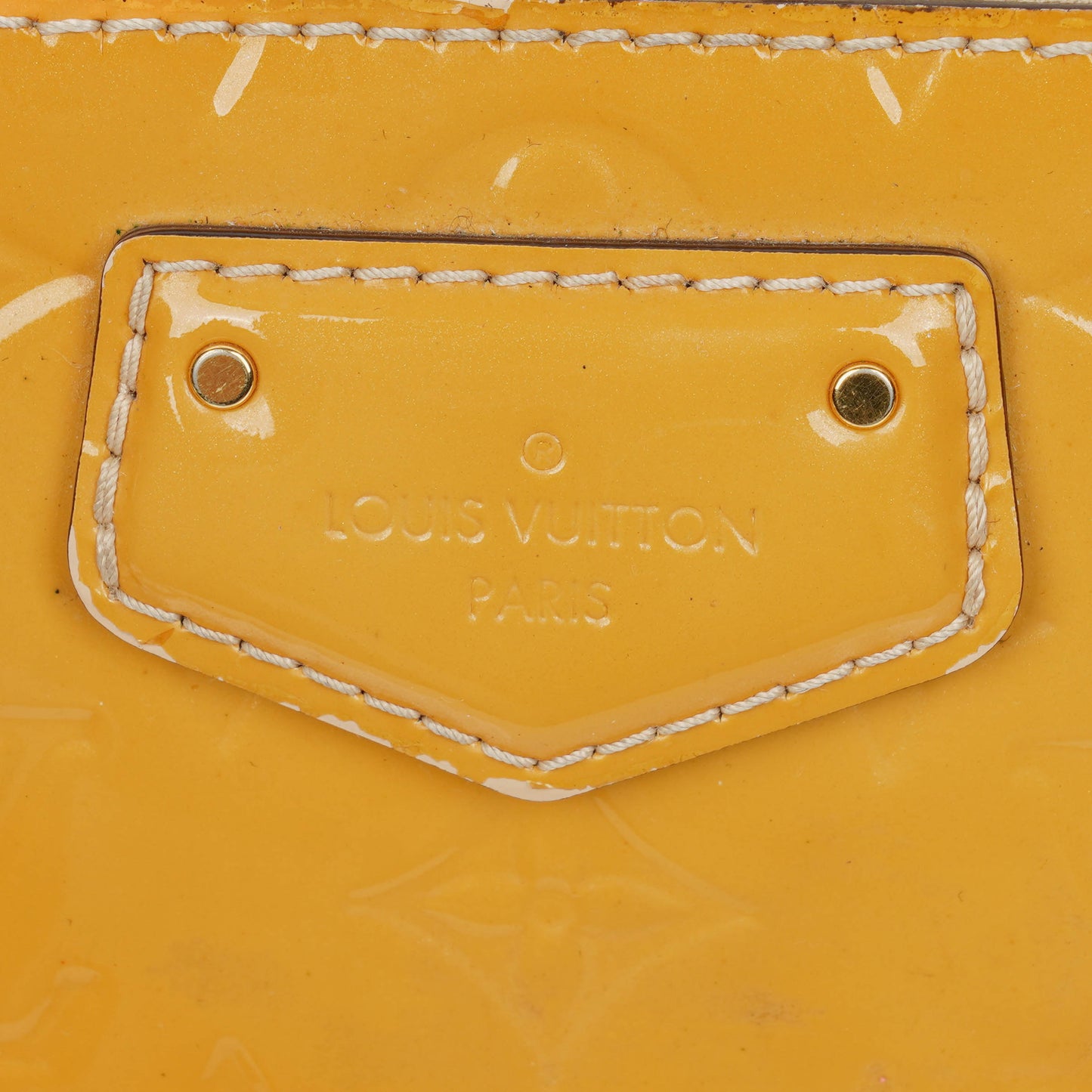 Louis Vuitton Vernis Montebello Dune PM Handbag
