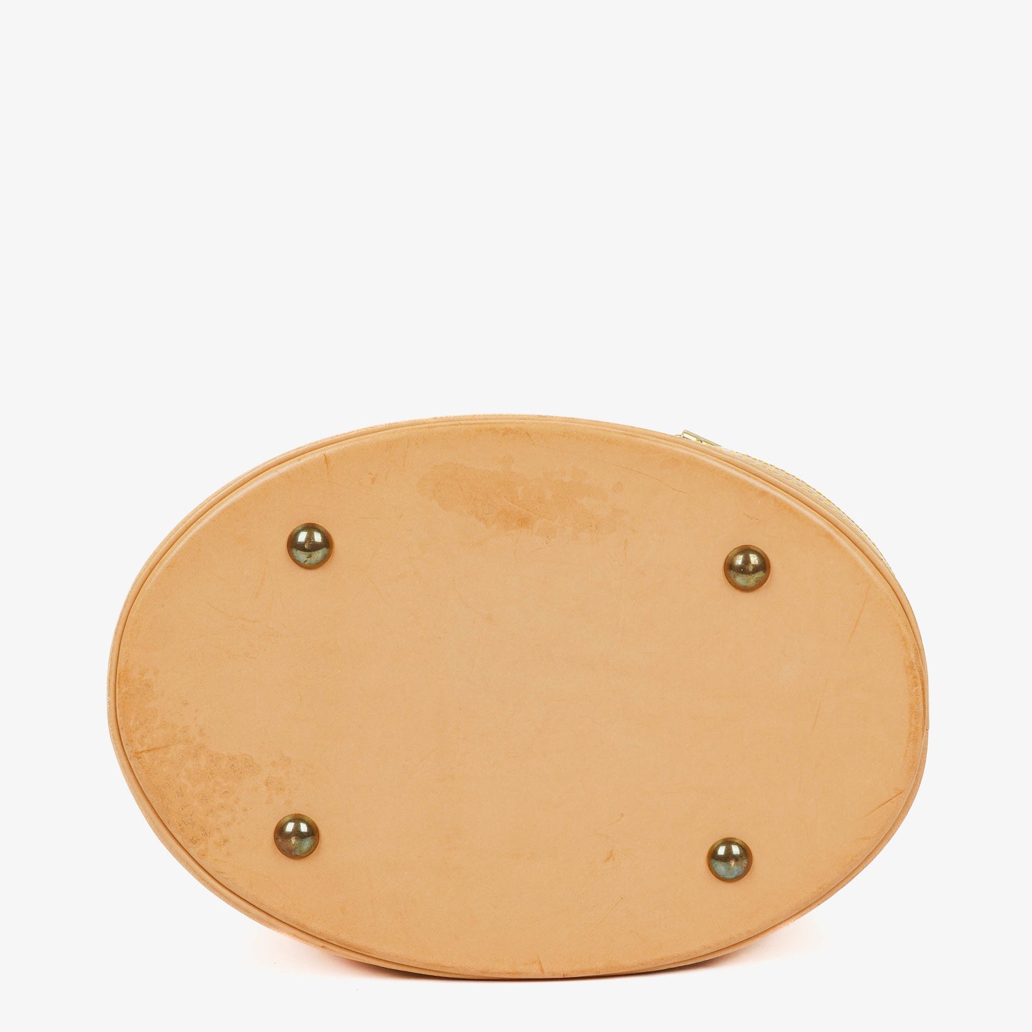 Louis Vuitton Neutral Vachetta Petit Bucket