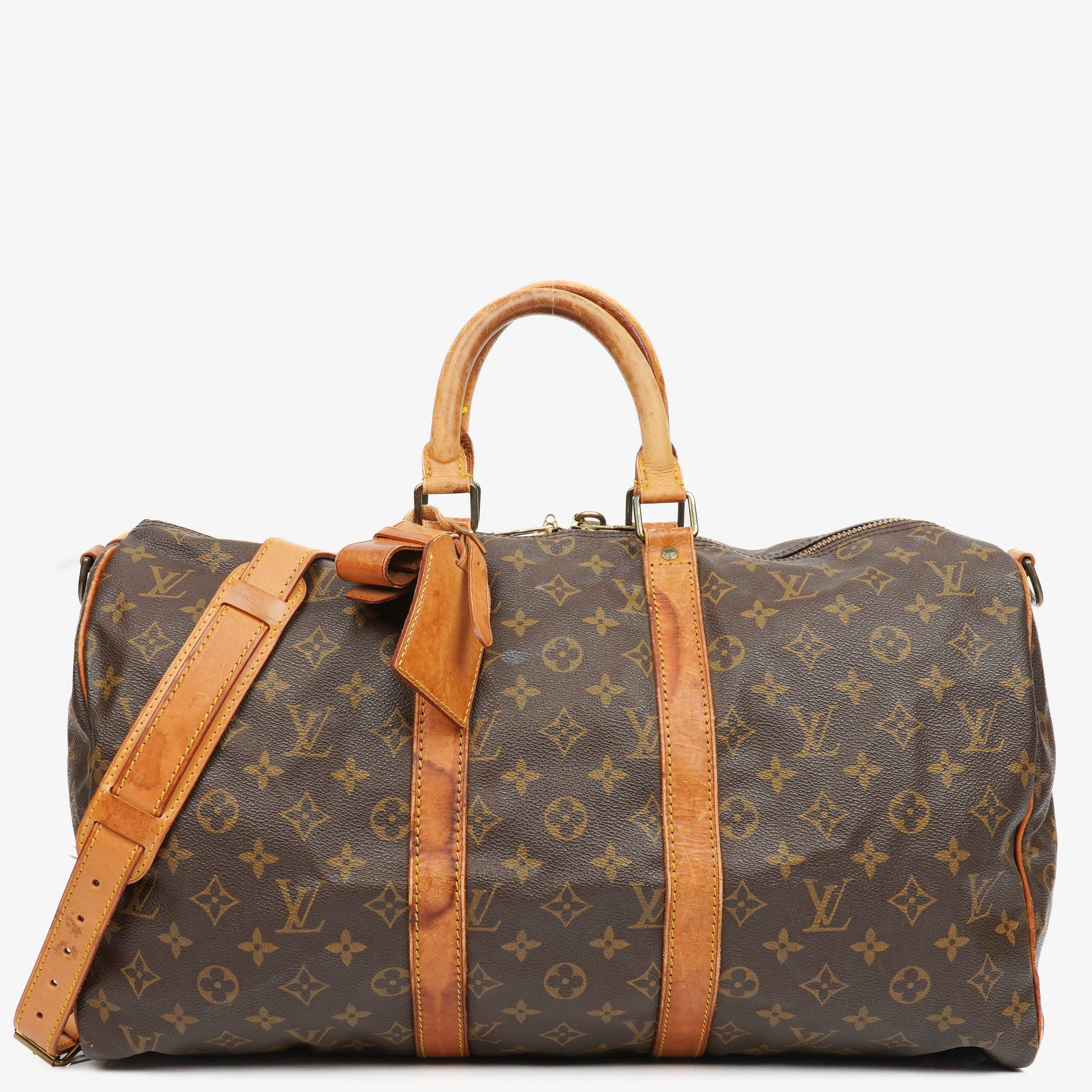 Louis Vuitton Keepall 45 Bandoulière Travel Bag in Monogram Canvas