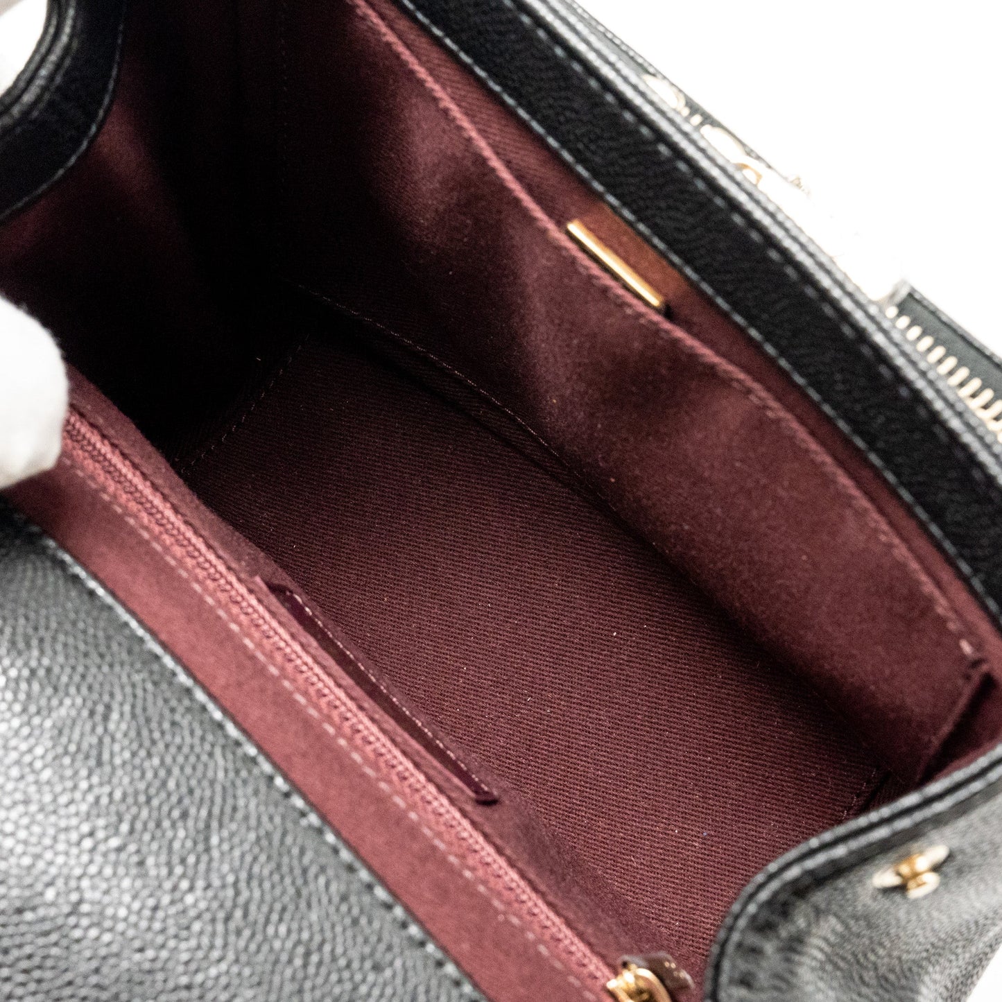 Chanel Small Business Affinity Caviar Black L (Microchip)