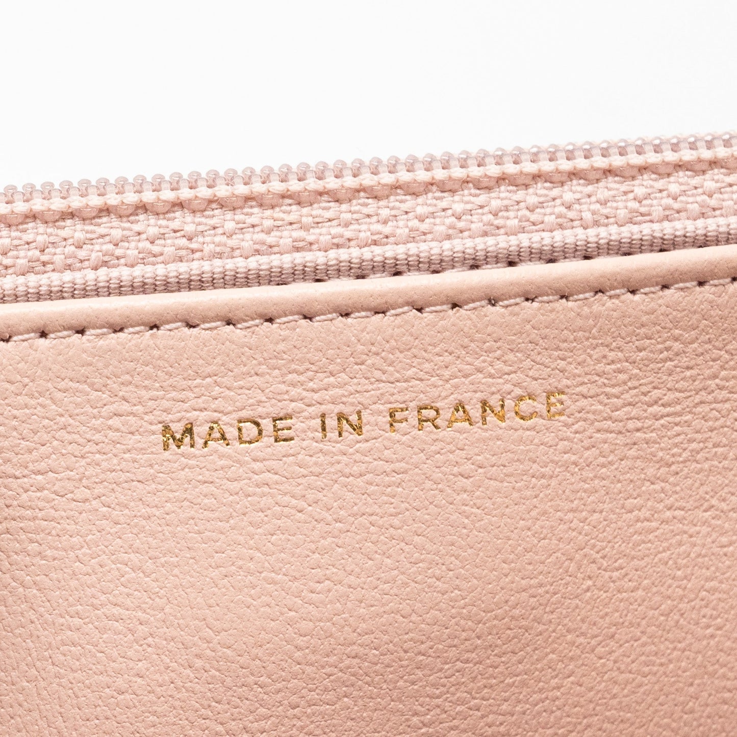 CHANEL Trendy CC Quilted Wallet On Chain Lambskin Light Pink L (microchip)