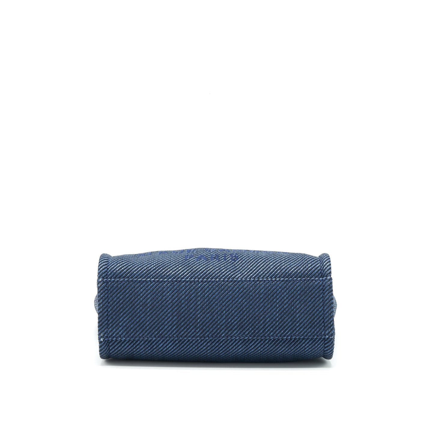 Chanel Small Deauville Tote bag Denim blue