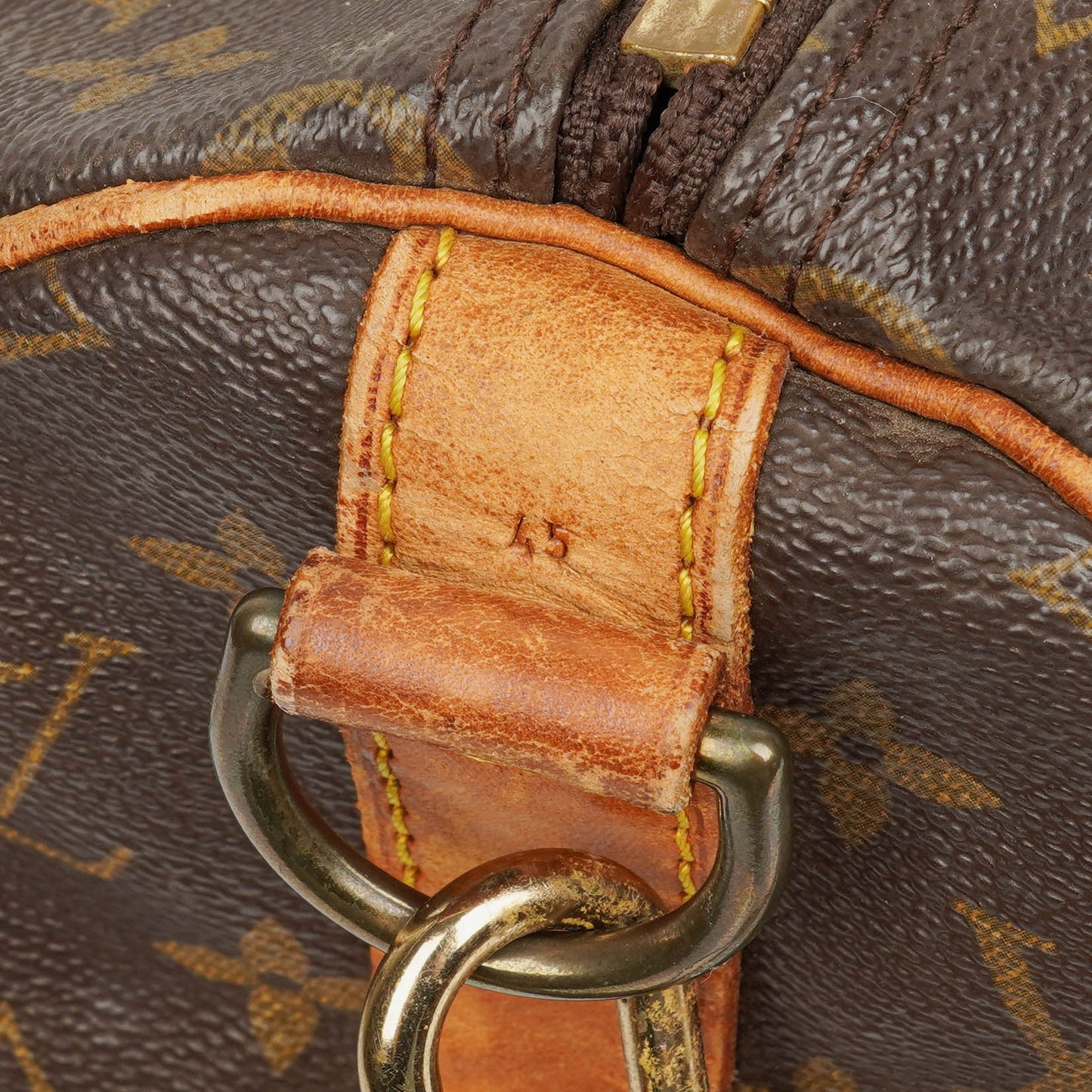 Louis Vuitton Keepall 45 Bandoulière Travel Bag in Monogram Canvas