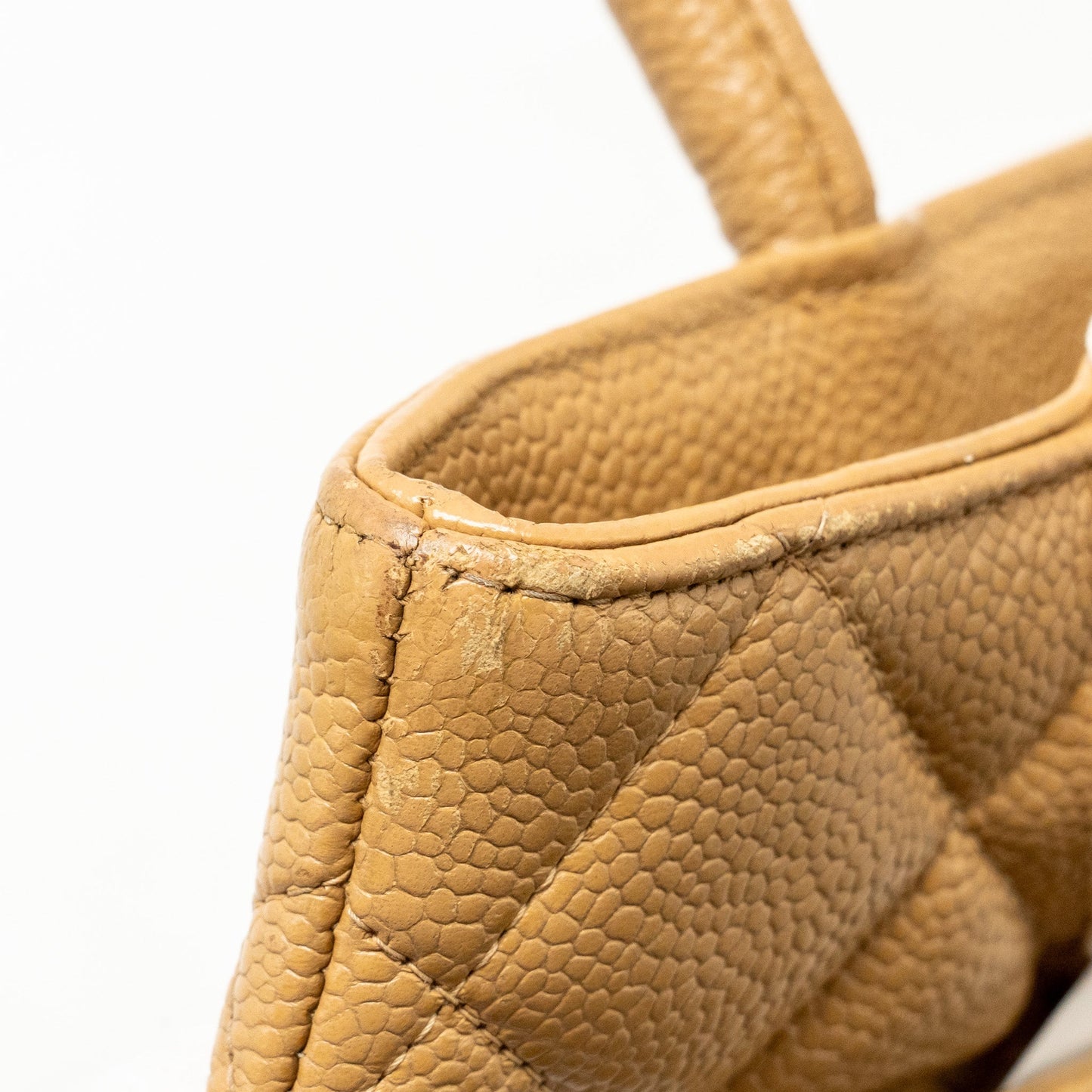 CHANEL  Medallion Tote Bag Caviar Beige