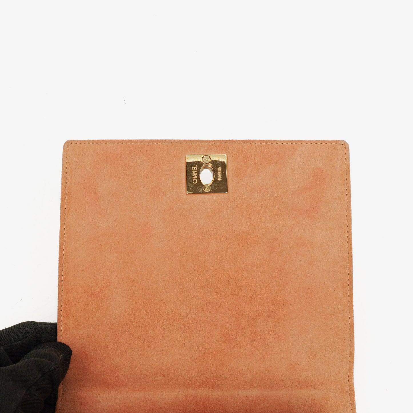 Chanel Suede Mini Square Flap Bag