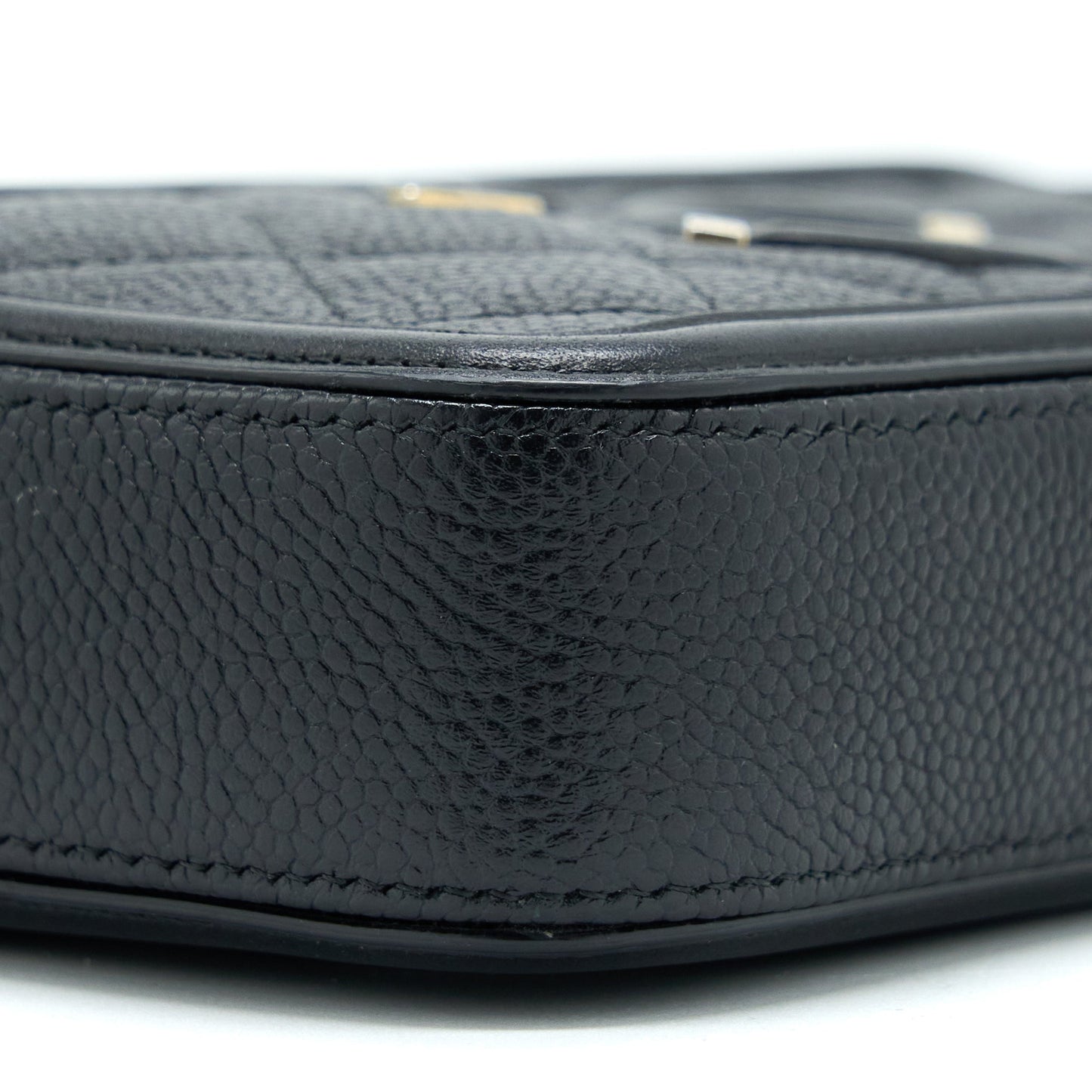 Chanel Filigree Long Wallet On Chain Caviar Black