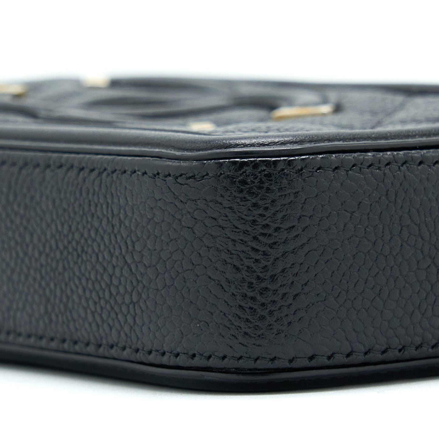 Chanel Filigree Long Wallet On Chain Caviar Black