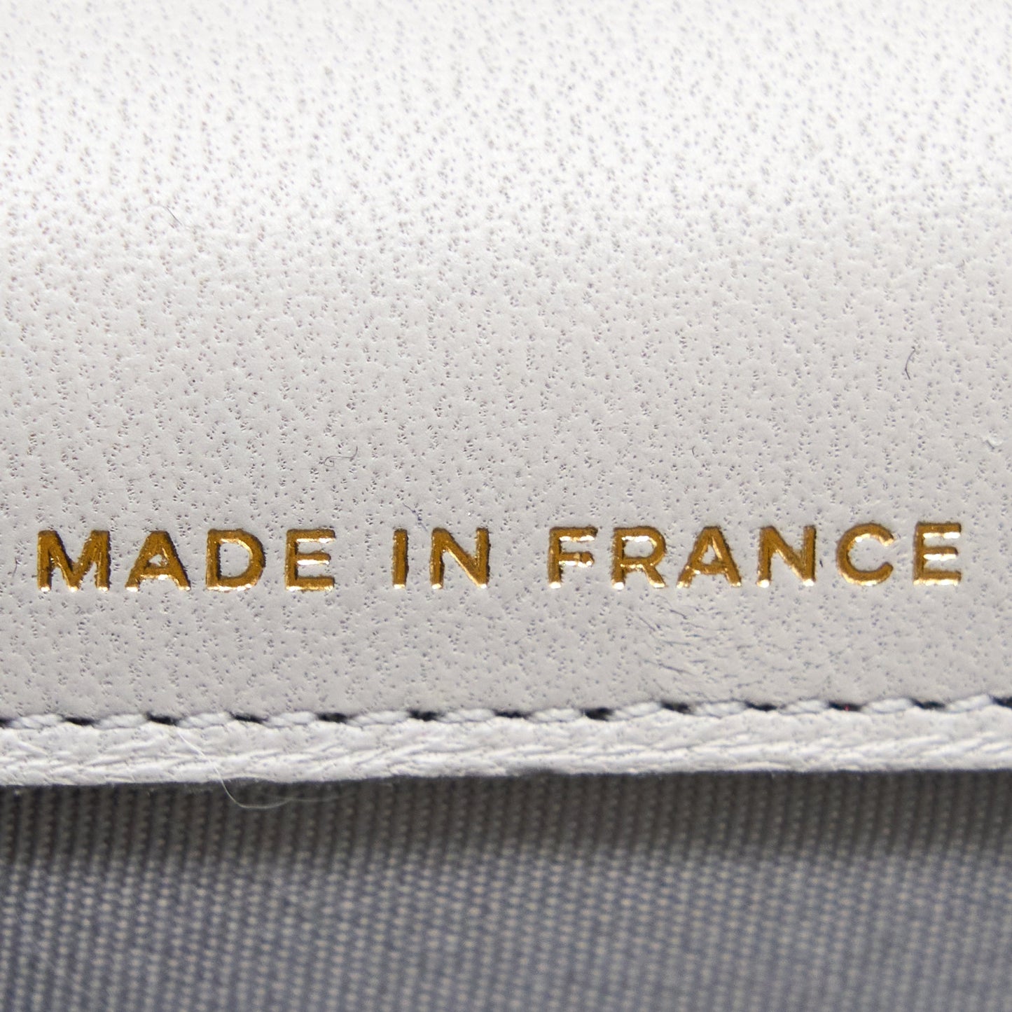 Chanel Mini Top Handle Flap Bag Lambskin Light Grey Brushed