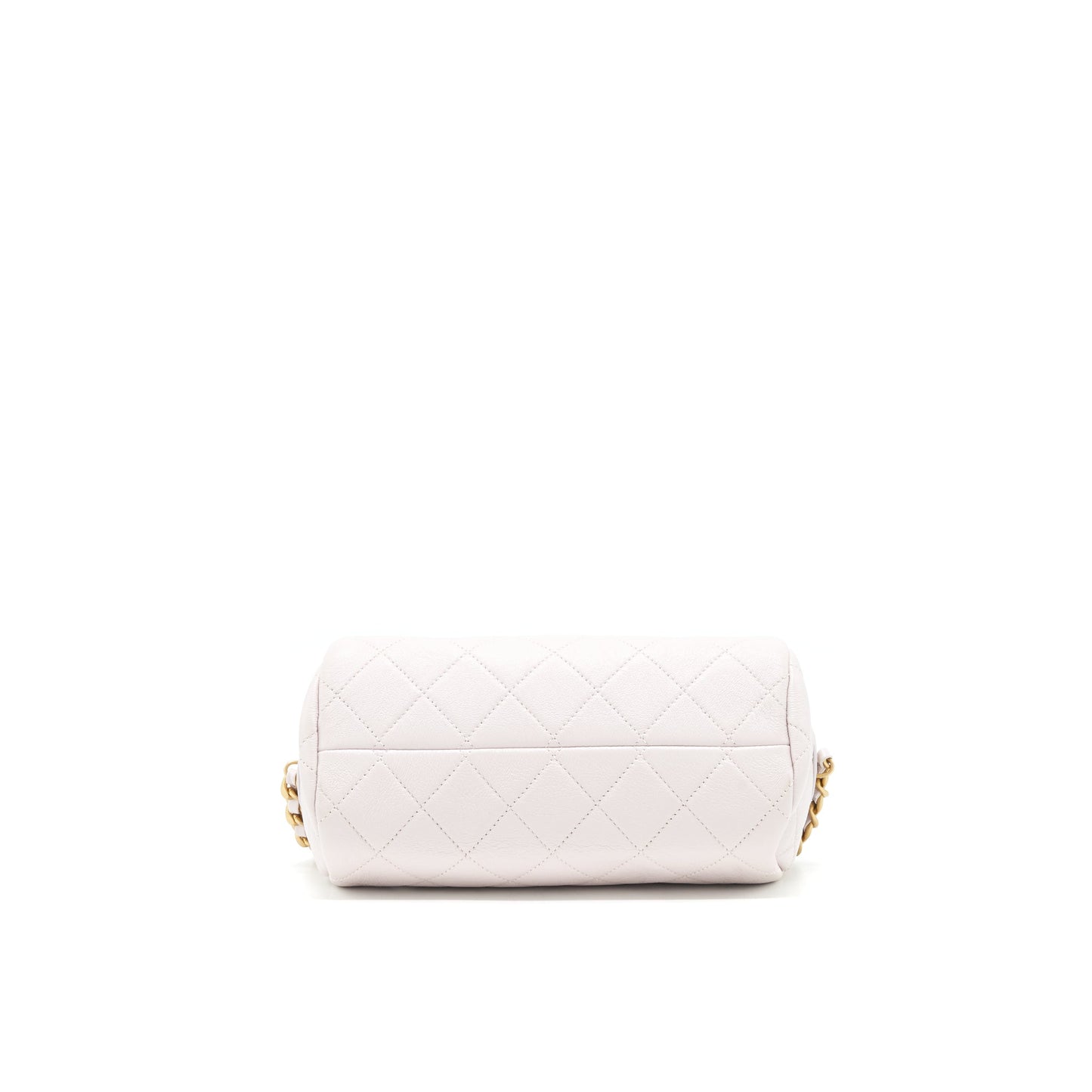 Chanel mini Bowling bag with chain light purple