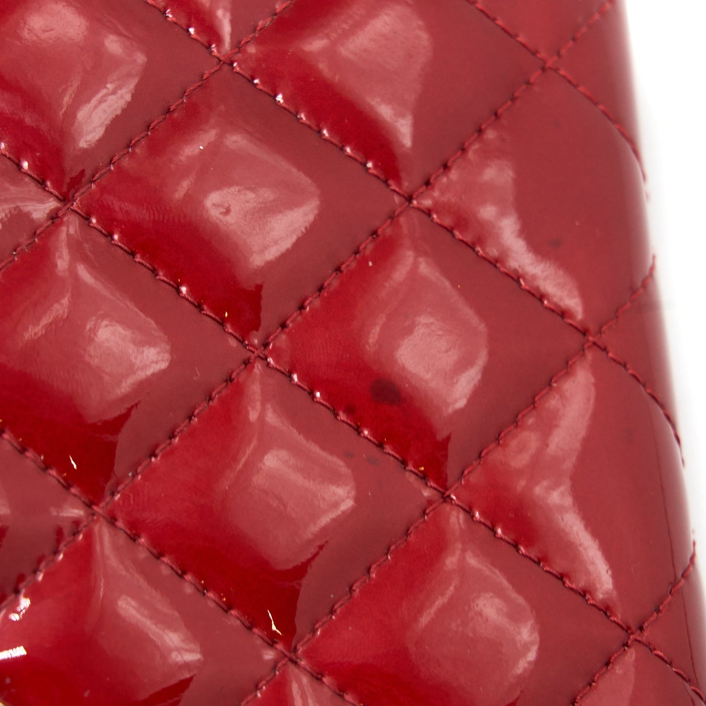 Chanel Wallet on Chain Patent Red