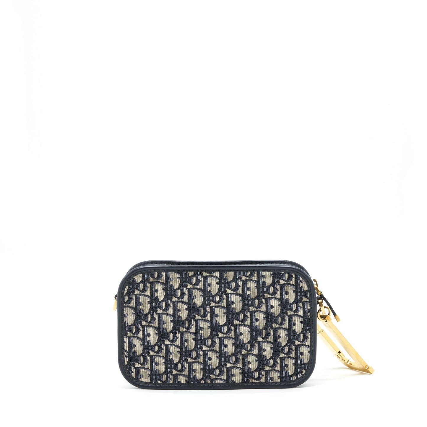 Dior Oblique diorquake clutch with extra woven logo Purse strap