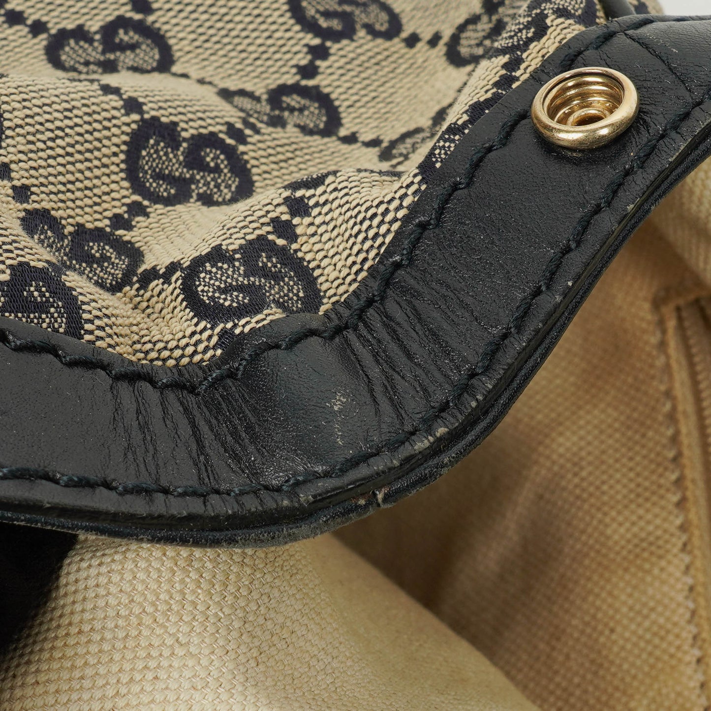 Gucci Monogram Canvas Sukey Shoulder Hobo Bag