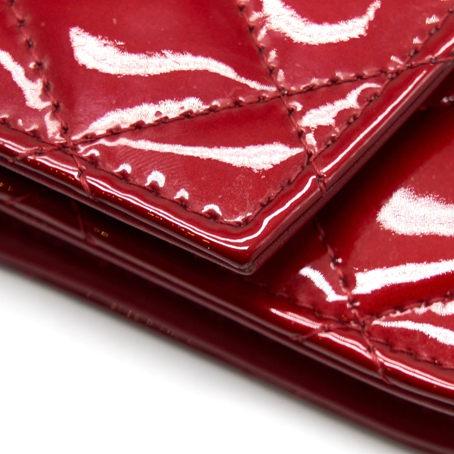 Chanel Wallet on Chain Patent Red