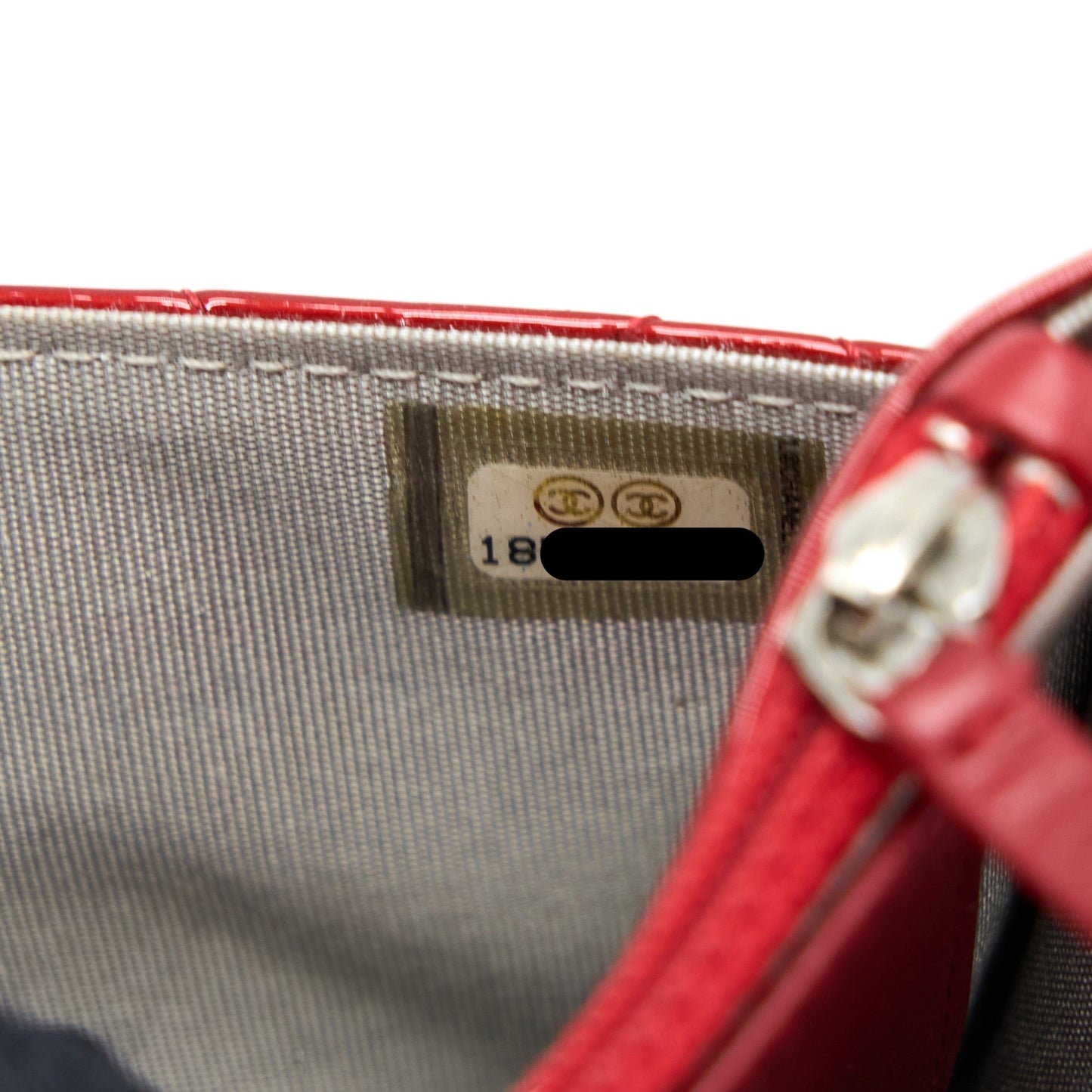 Chanel Wallet on Chain Patent Red