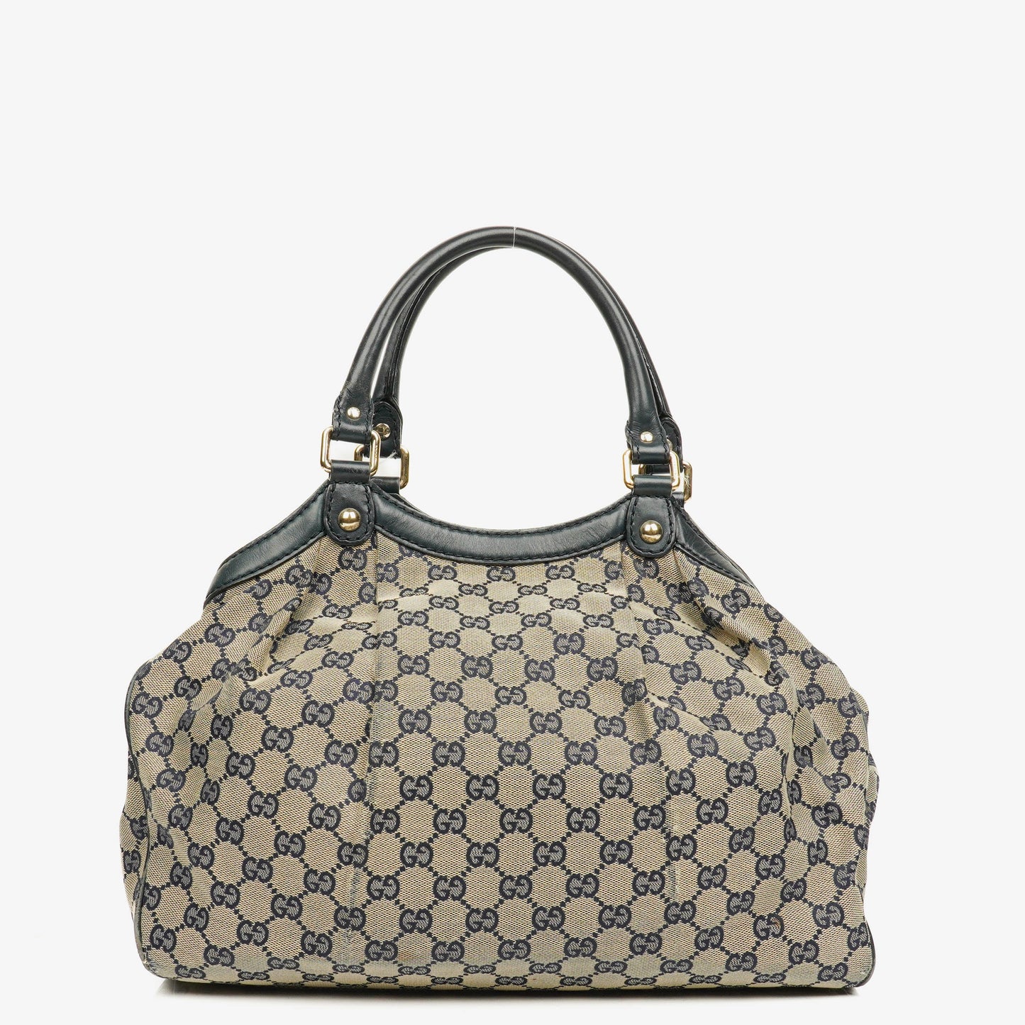 Gucci Monogram Canvas Sukey Shoulder Hobo Bag