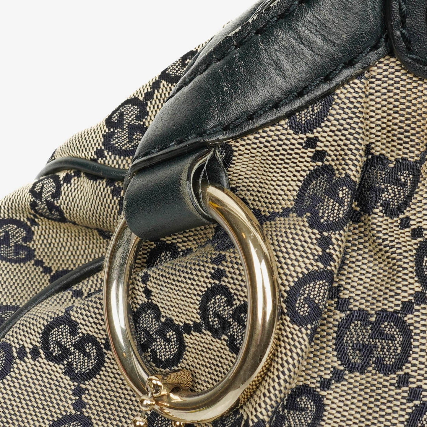Gucci Monogram Canvas Sukey Shoulder Hobo Bag