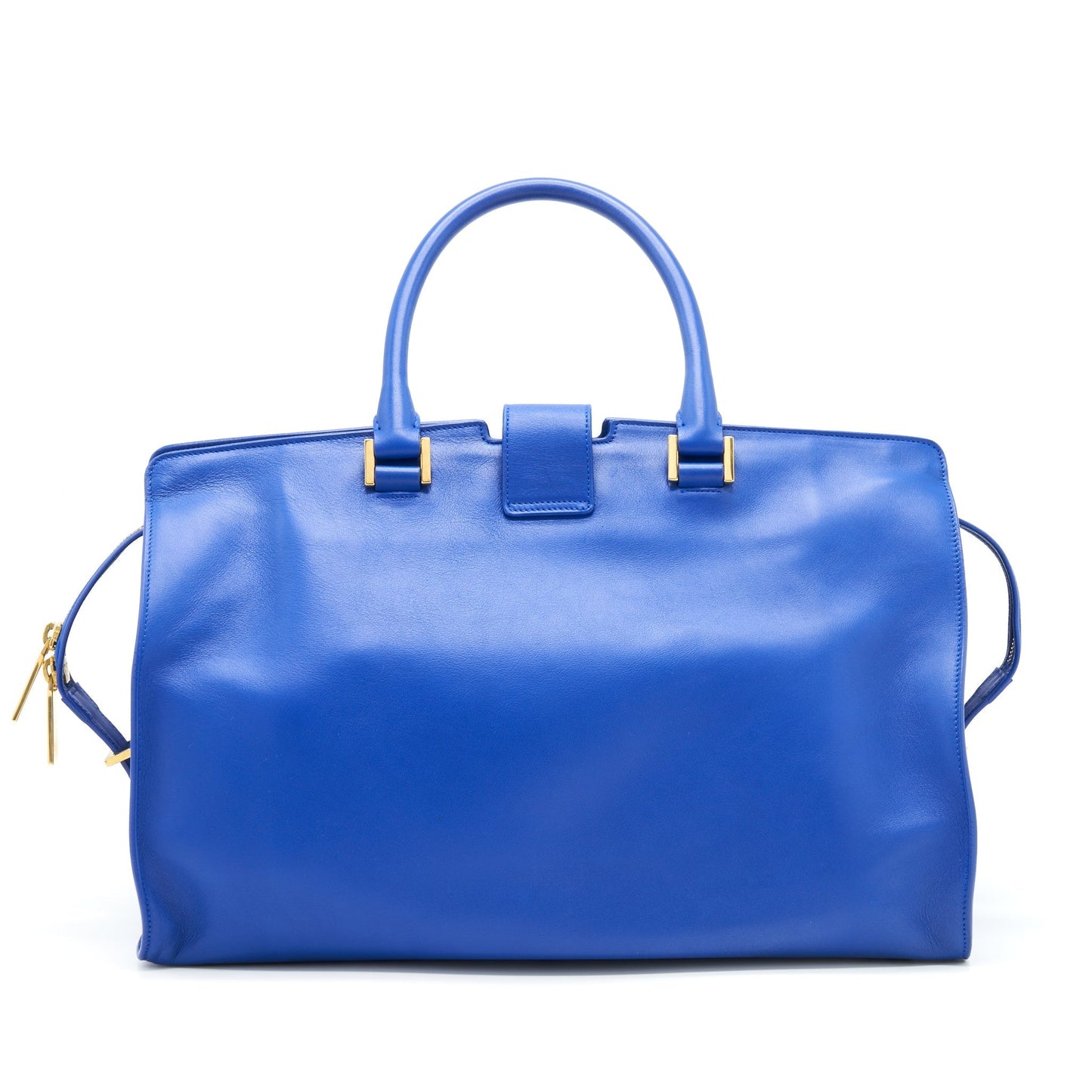Saint Laurent Cabas Chyc Tote Purse Blue