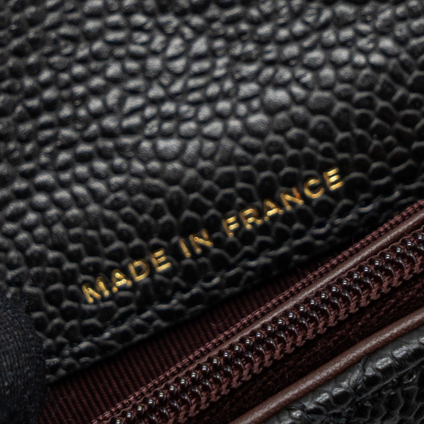 Chanel classic long flap wallet caviar black