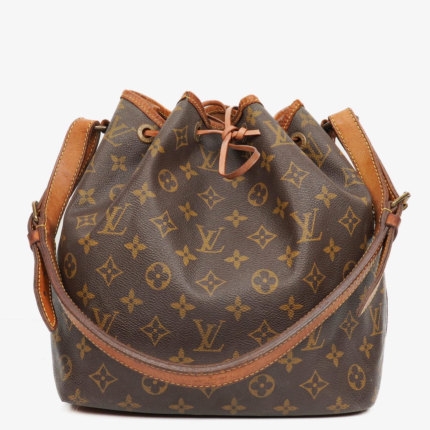 Louis Vuitton Petit Noe Monogram Canvas Shoulder Bag
