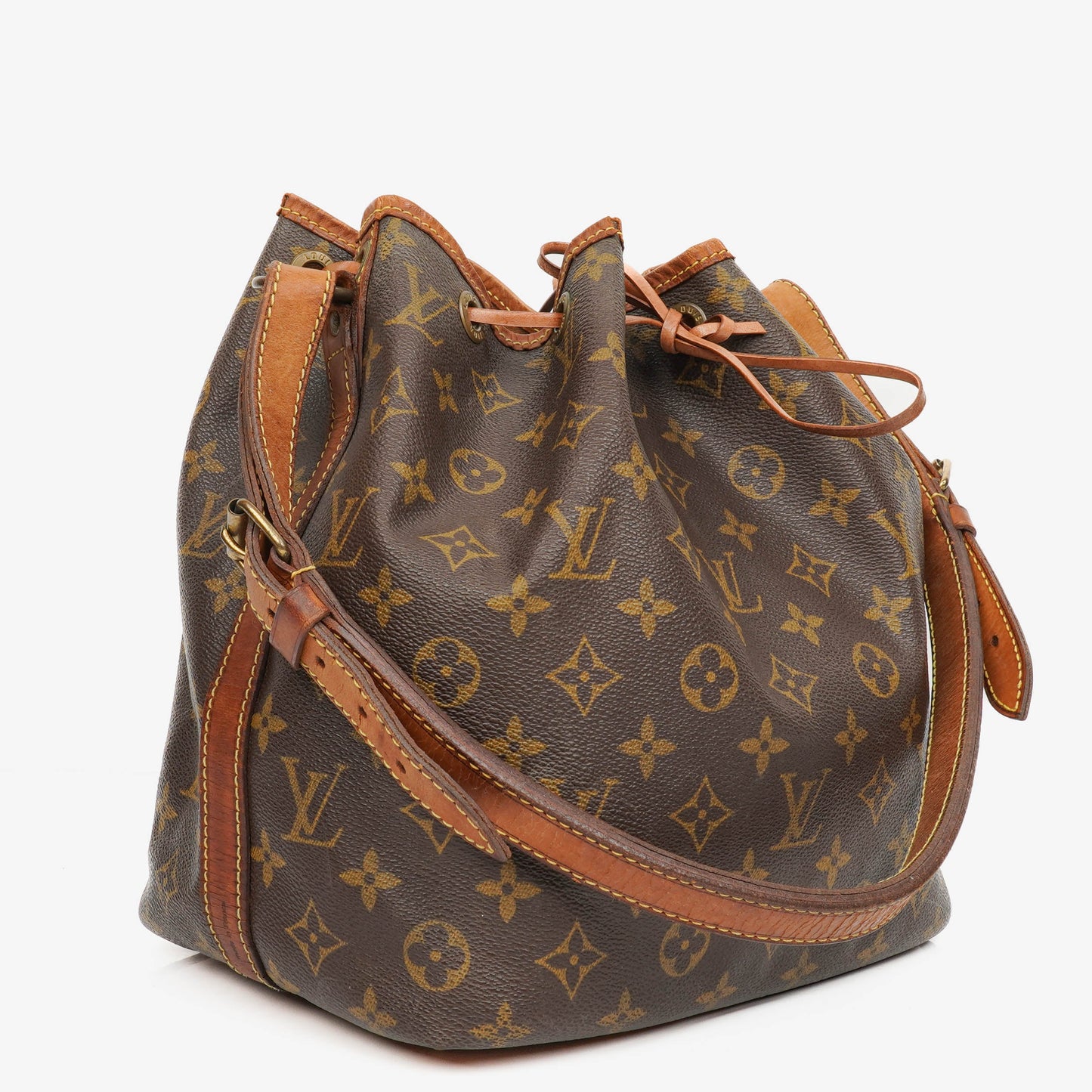 Louis Vuitton Petit Noe Monogram Canvas Shoulder Bag